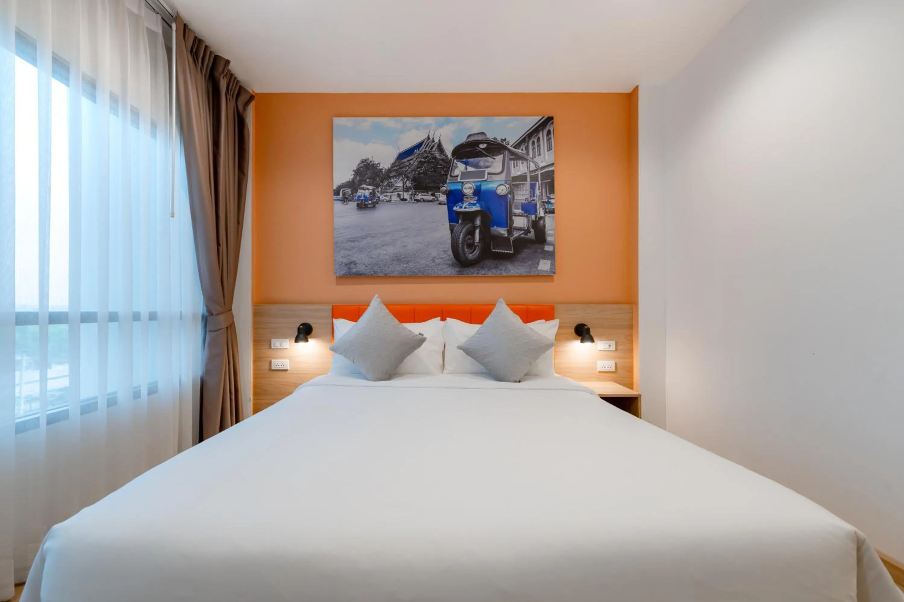 Bed in Moji Don Mueang Airport Hotel - Bangkok