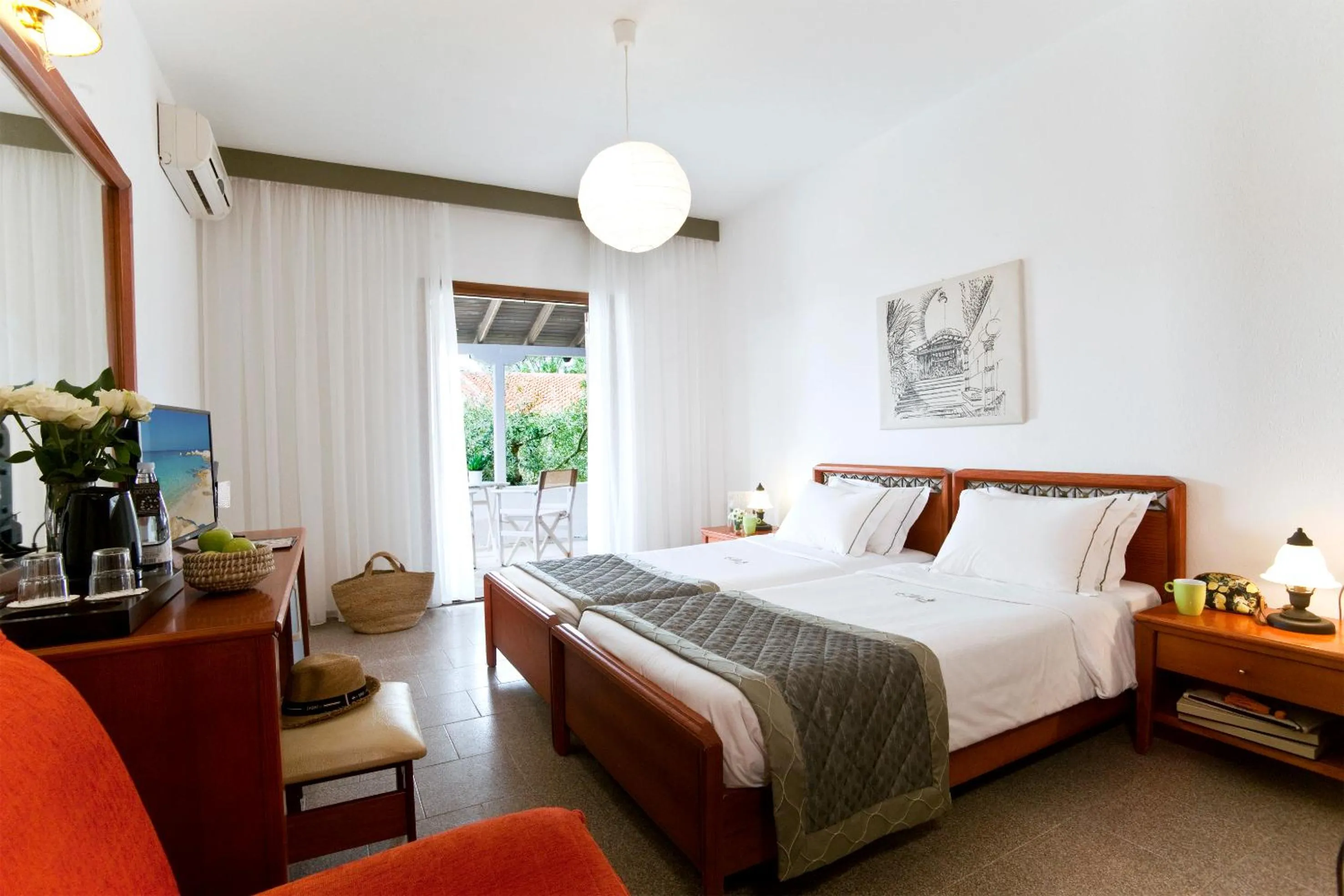 Bed in Acrotel Elea Beach