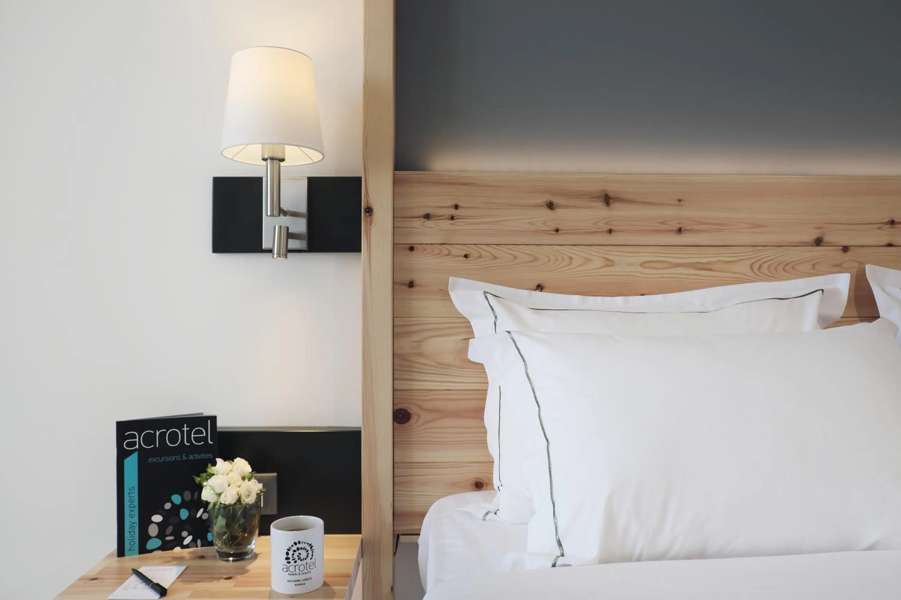 Bedroom, Bed in Acrotel Elea Beach