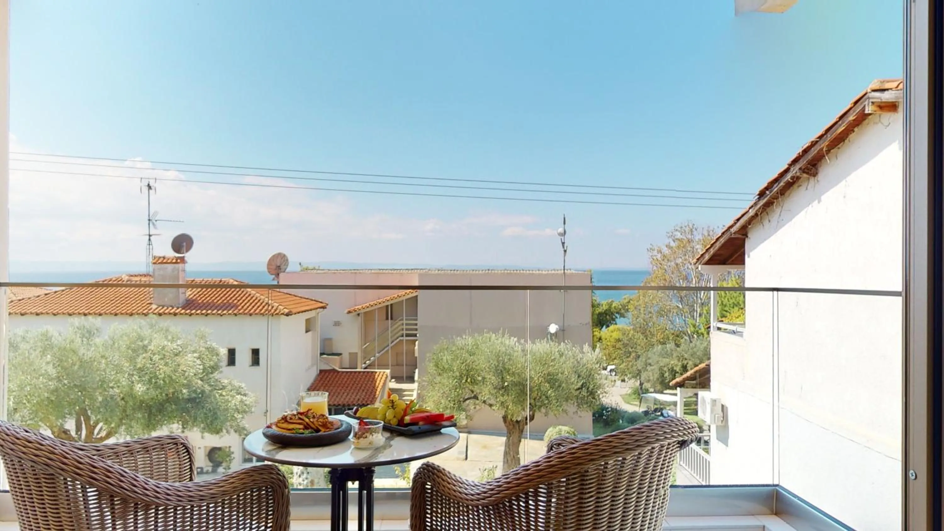 Balcony/Terrace in Acrotel Elea Beach