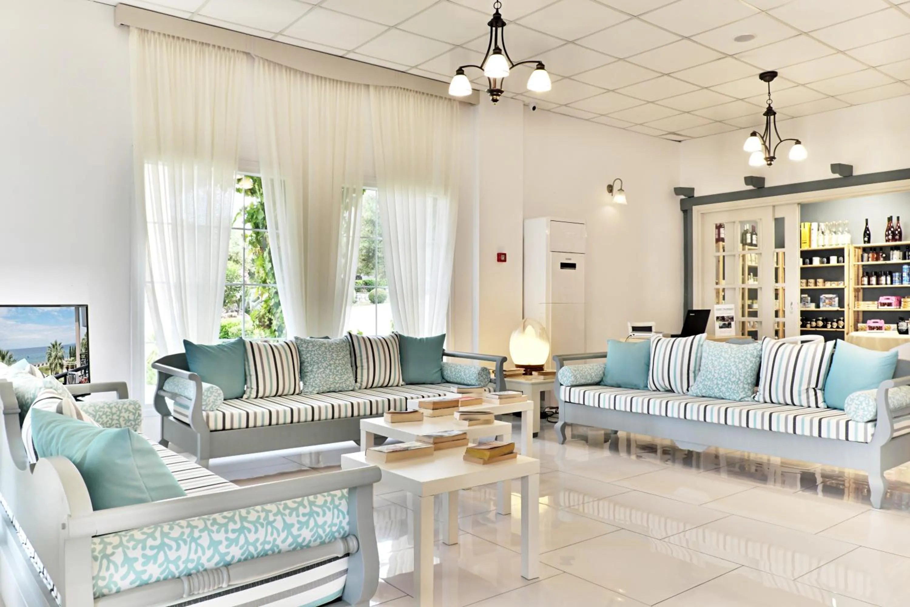 Lobby or reception in Acrotel Elea Beach