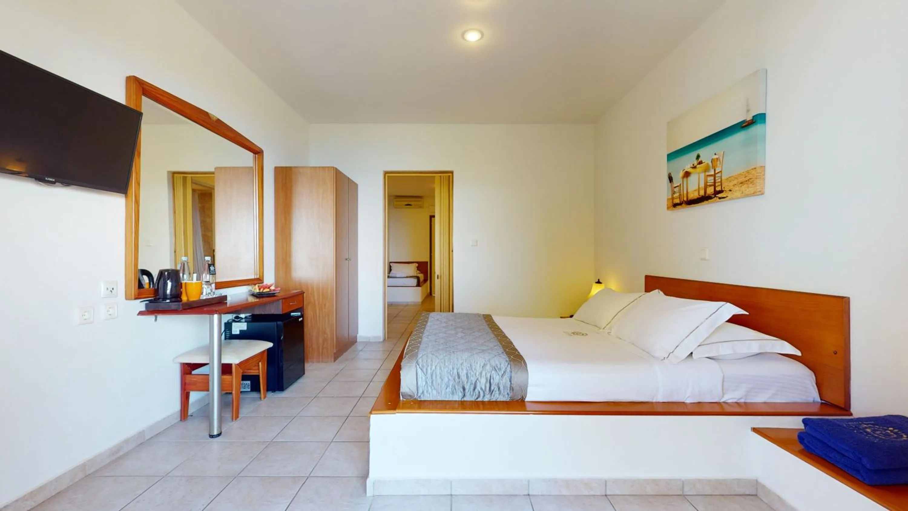Photo of the whole room, Bed in Acrotel Elea Beach