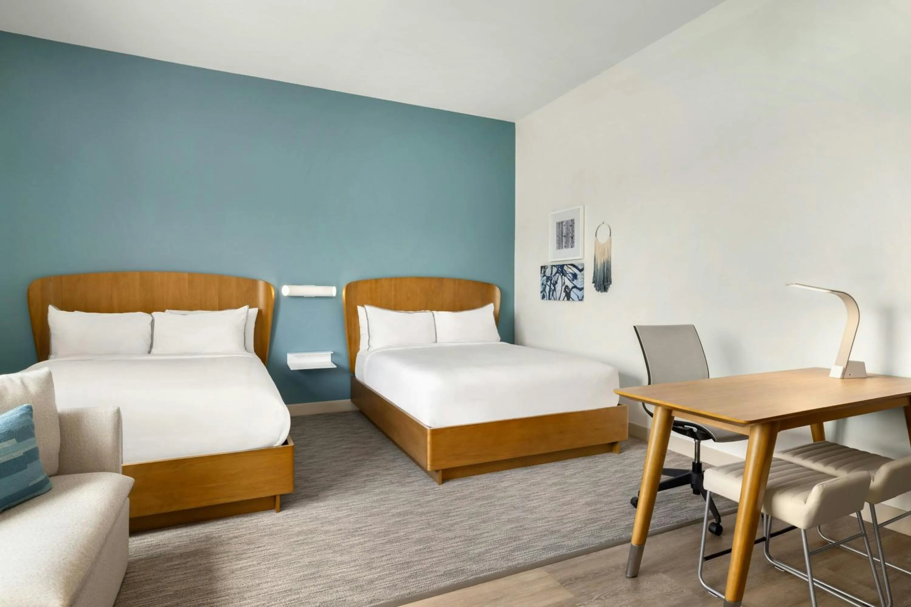 Photo of the whole room, Bed in Element Cartersville