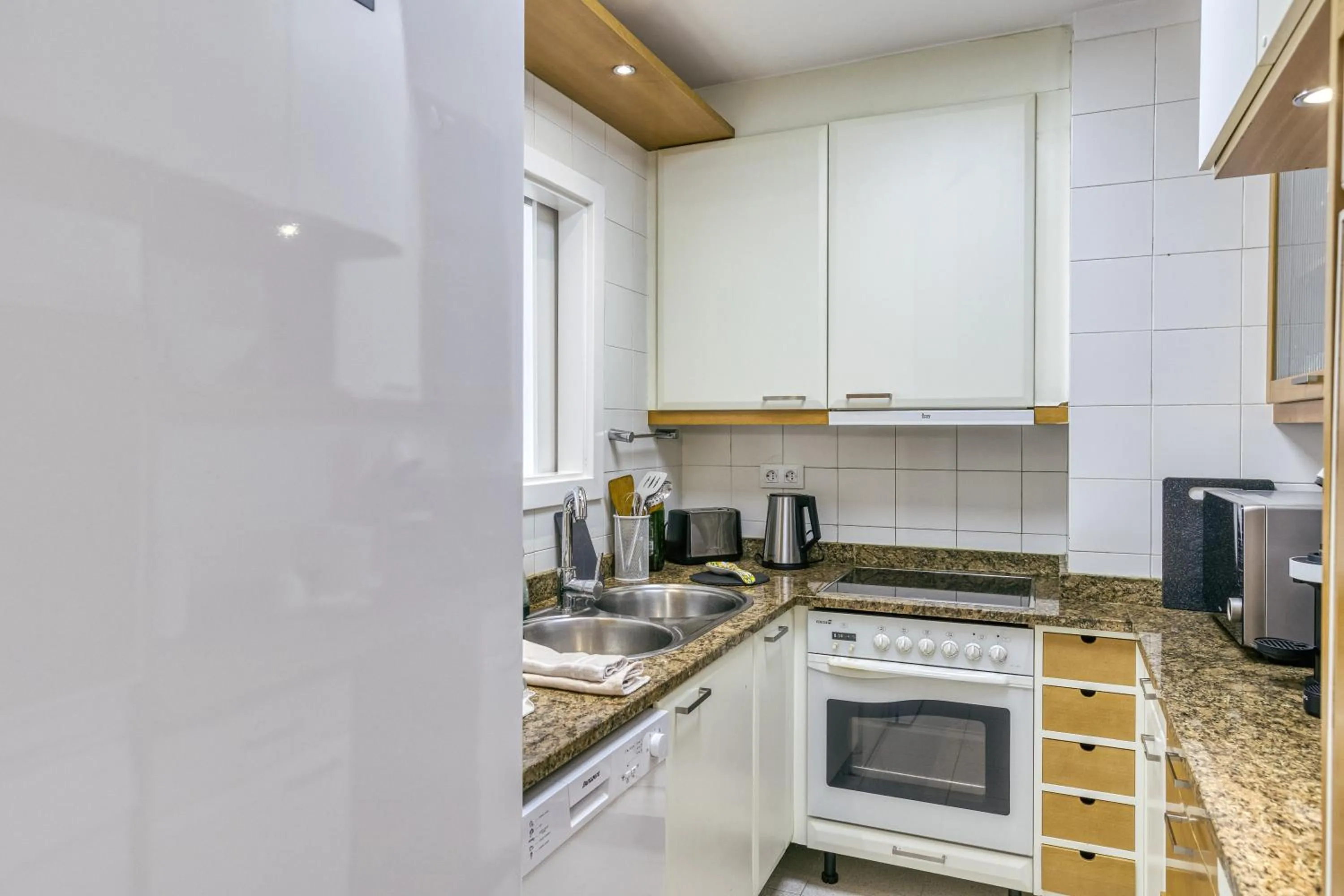 Kitchen or kitchenette in Apartamento Con Vistas A Mar