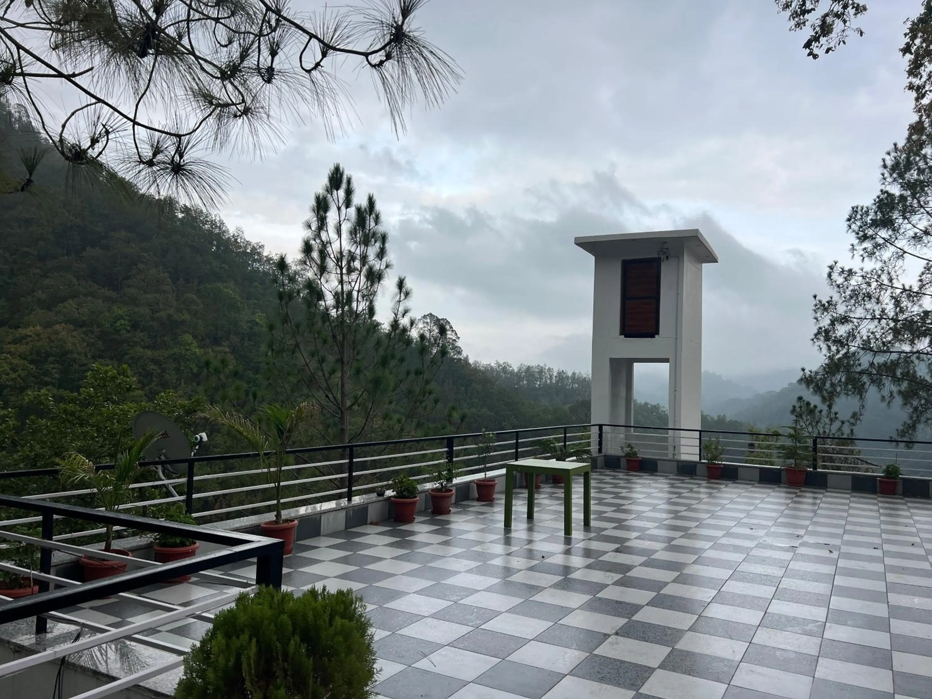 Mountain view in The Shalam Resort श्रीकृष्ण शरणं मम