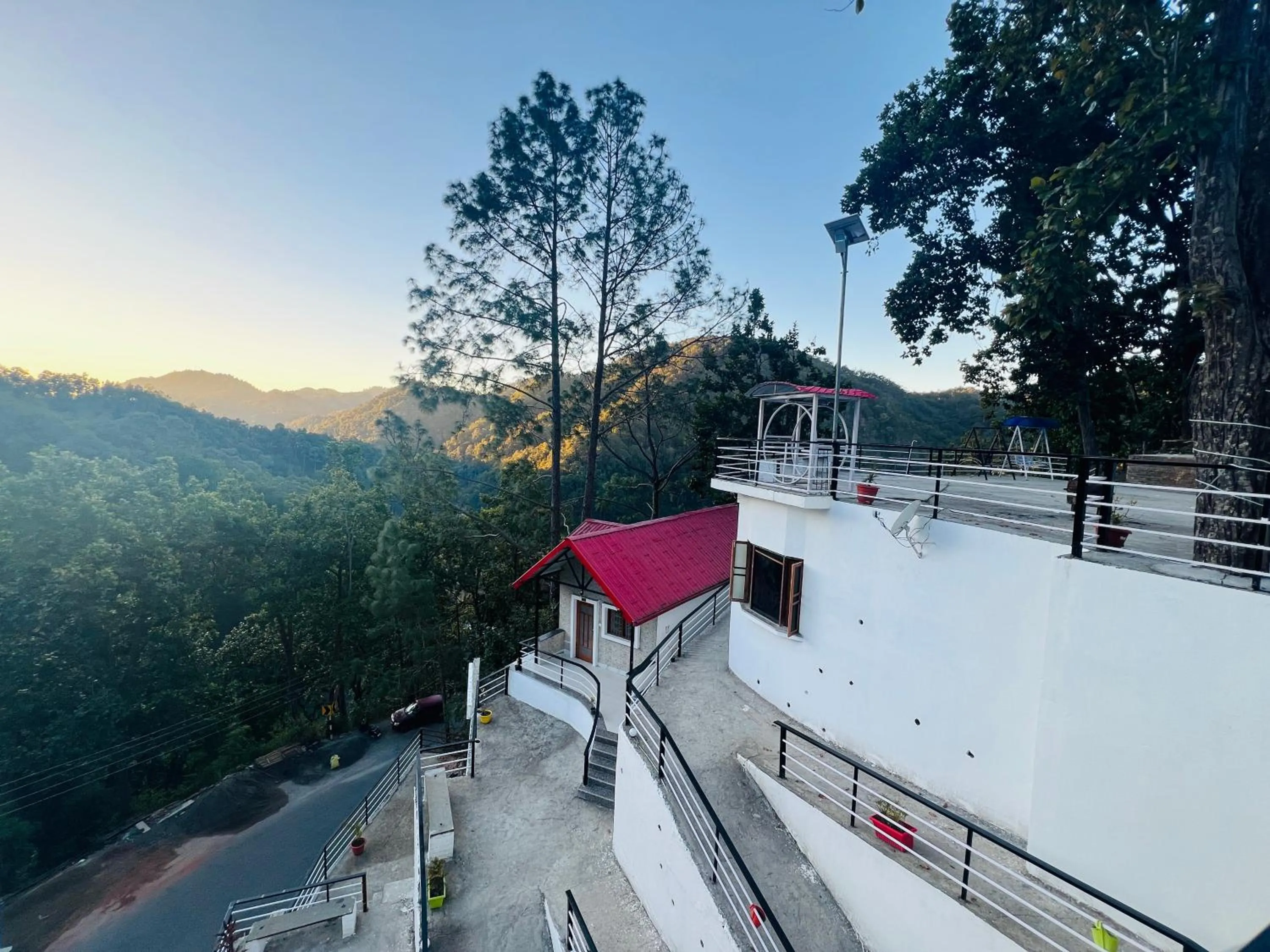 View (from property/room) in The Shalam Resort श्रीकृष्ण शरणं मम