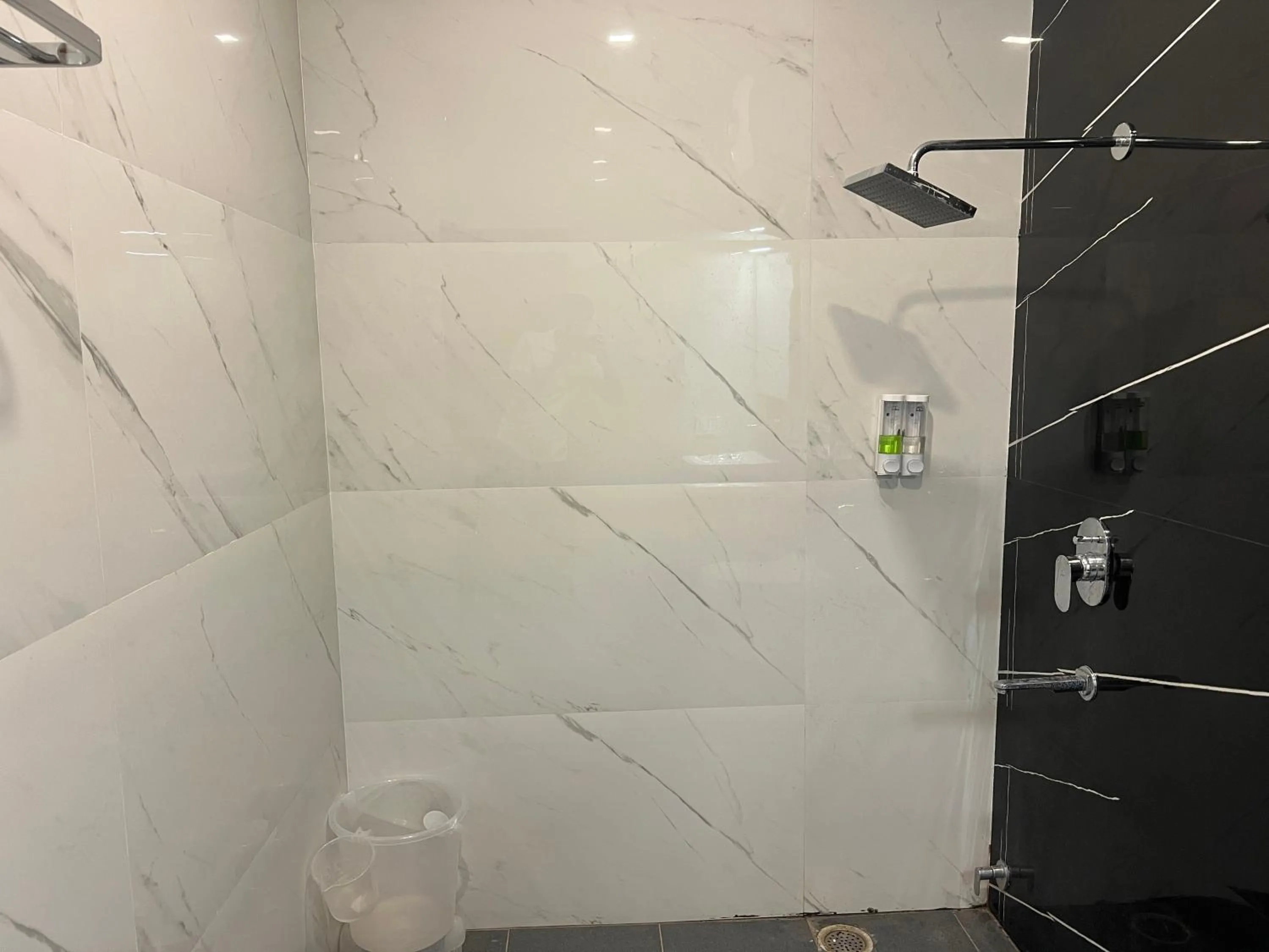 Shower in The Shalam Resort श्रीकृष्ण शरणं मम