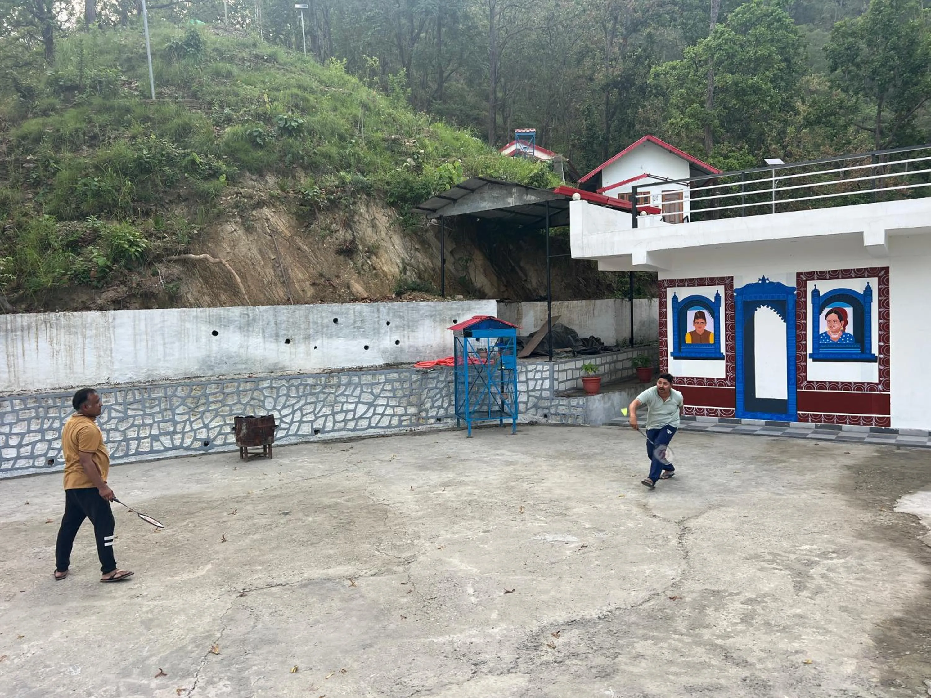 Children play ground in The Shalam Resort श्रीकृष्ण शरणं मम