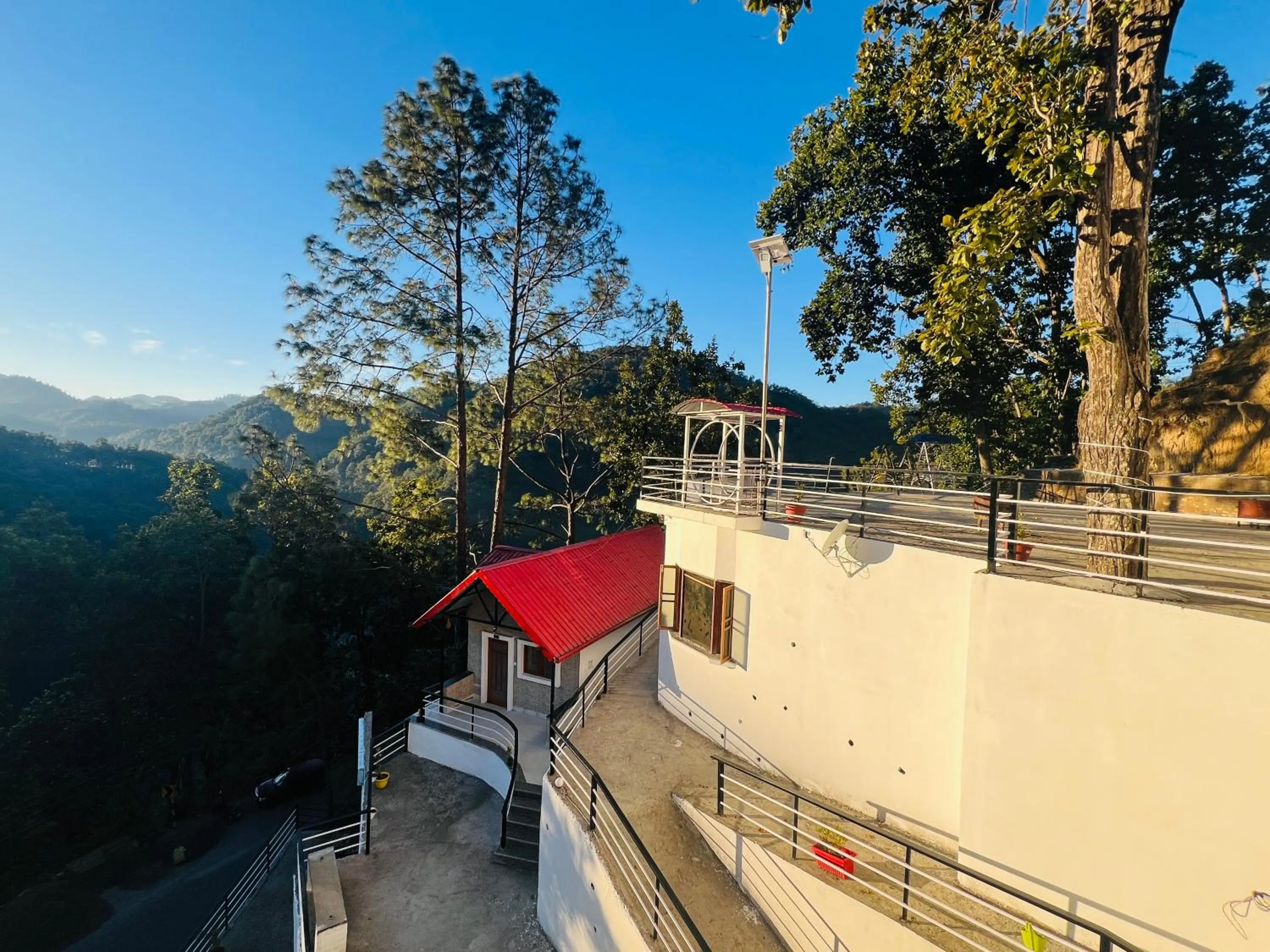 View (from property/room) in The Shalam Resort श्रीकृष्ण शरणं मम