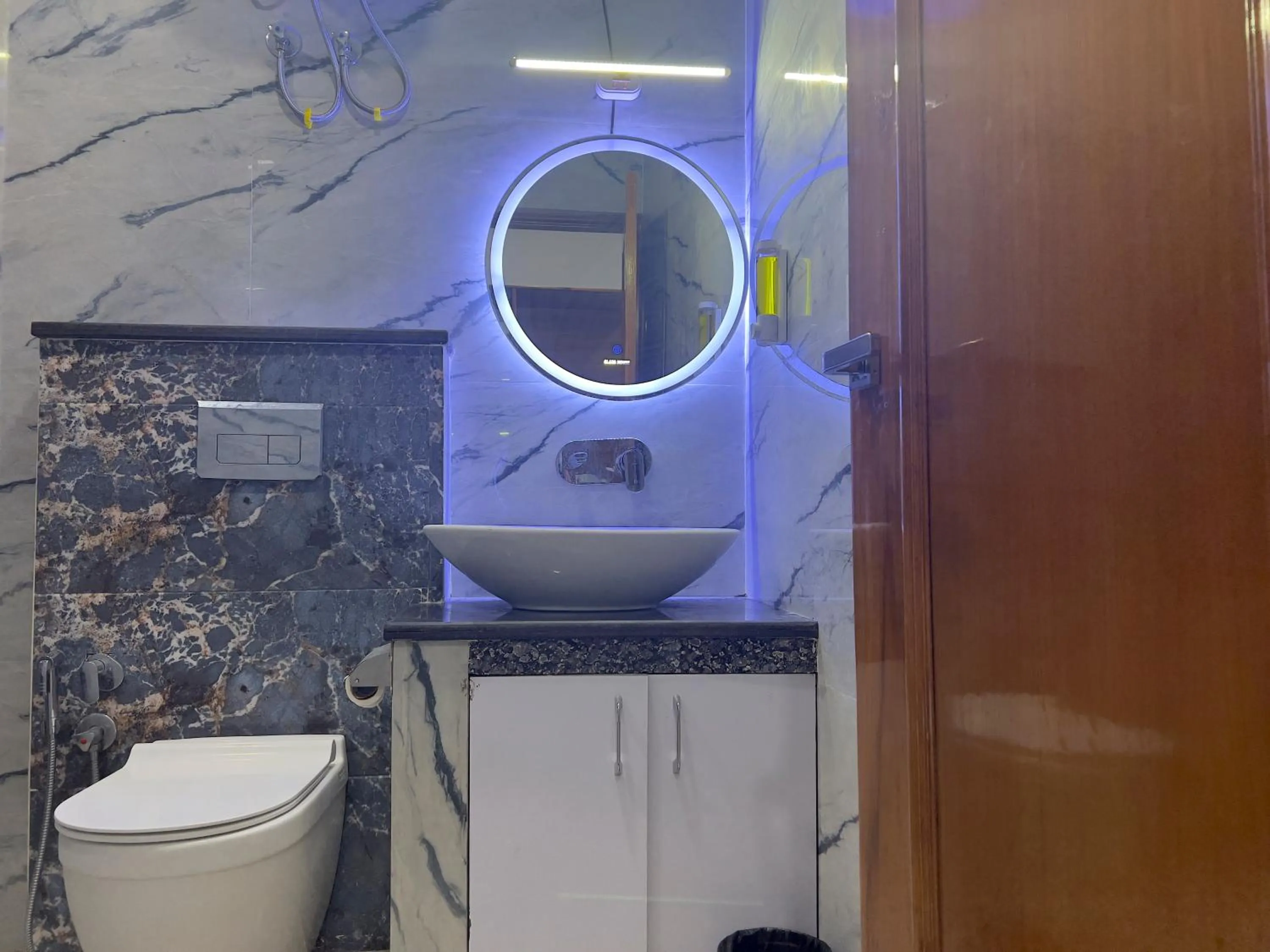 Shower in The Shalam Resort श्रीकृष्ण शरणं मम