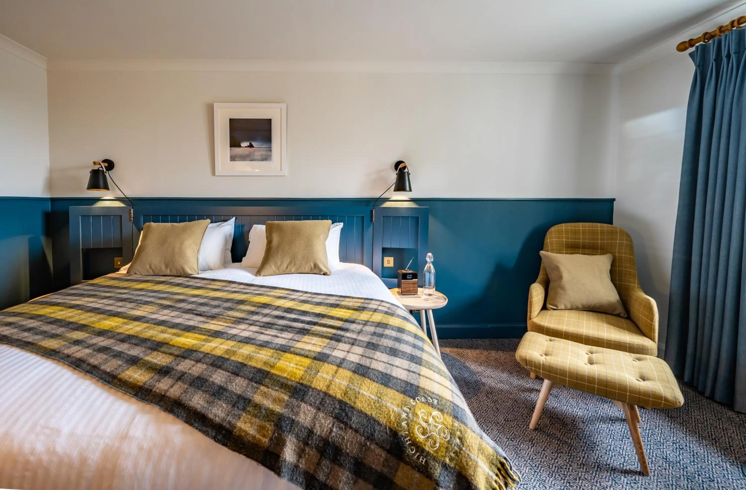 Bedroom, Bed in Royal Marine Hotel, by Highland Coast Hotels