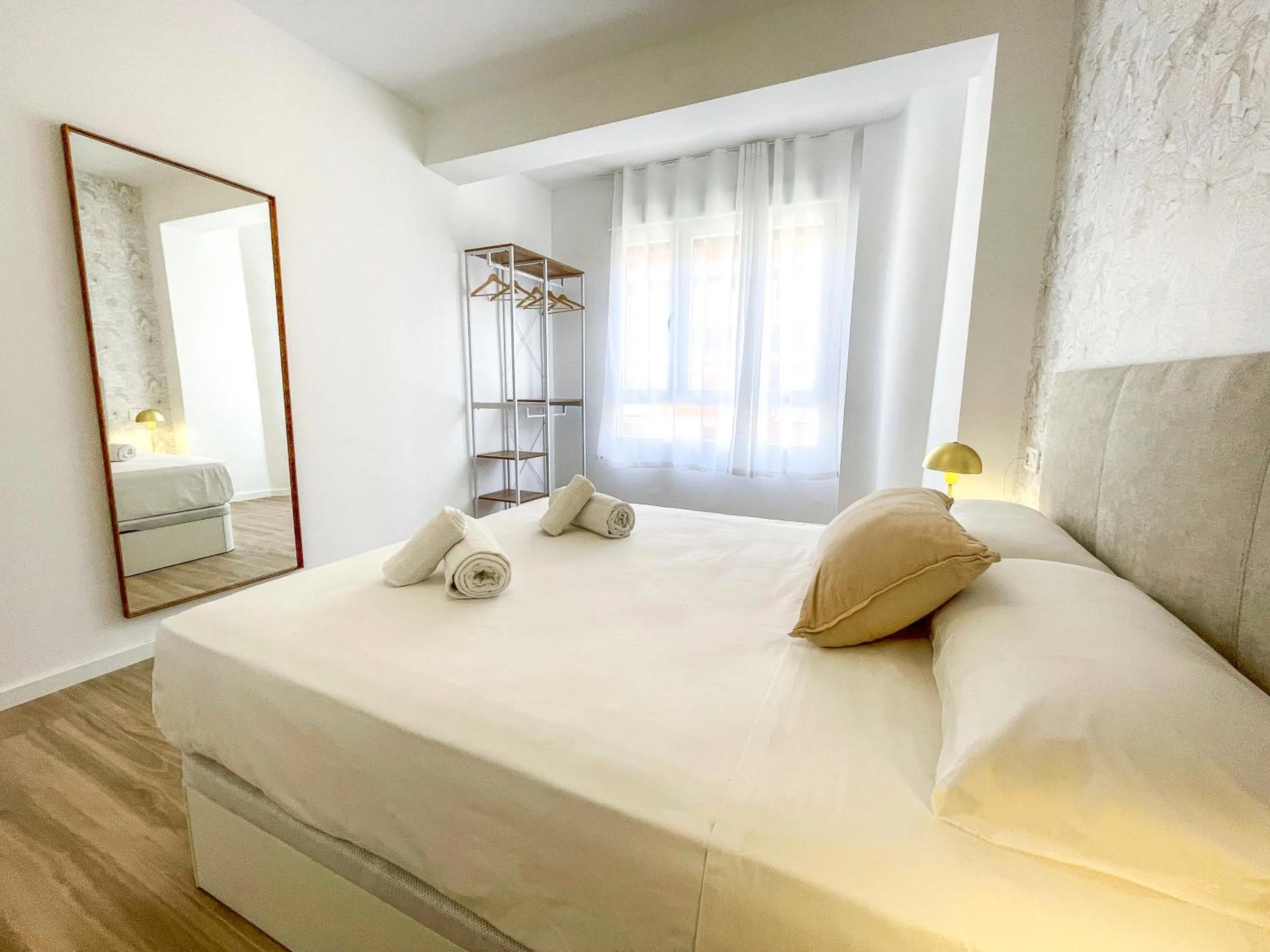 Bed in Apartamentos Zaragoza Gran Vía 3000