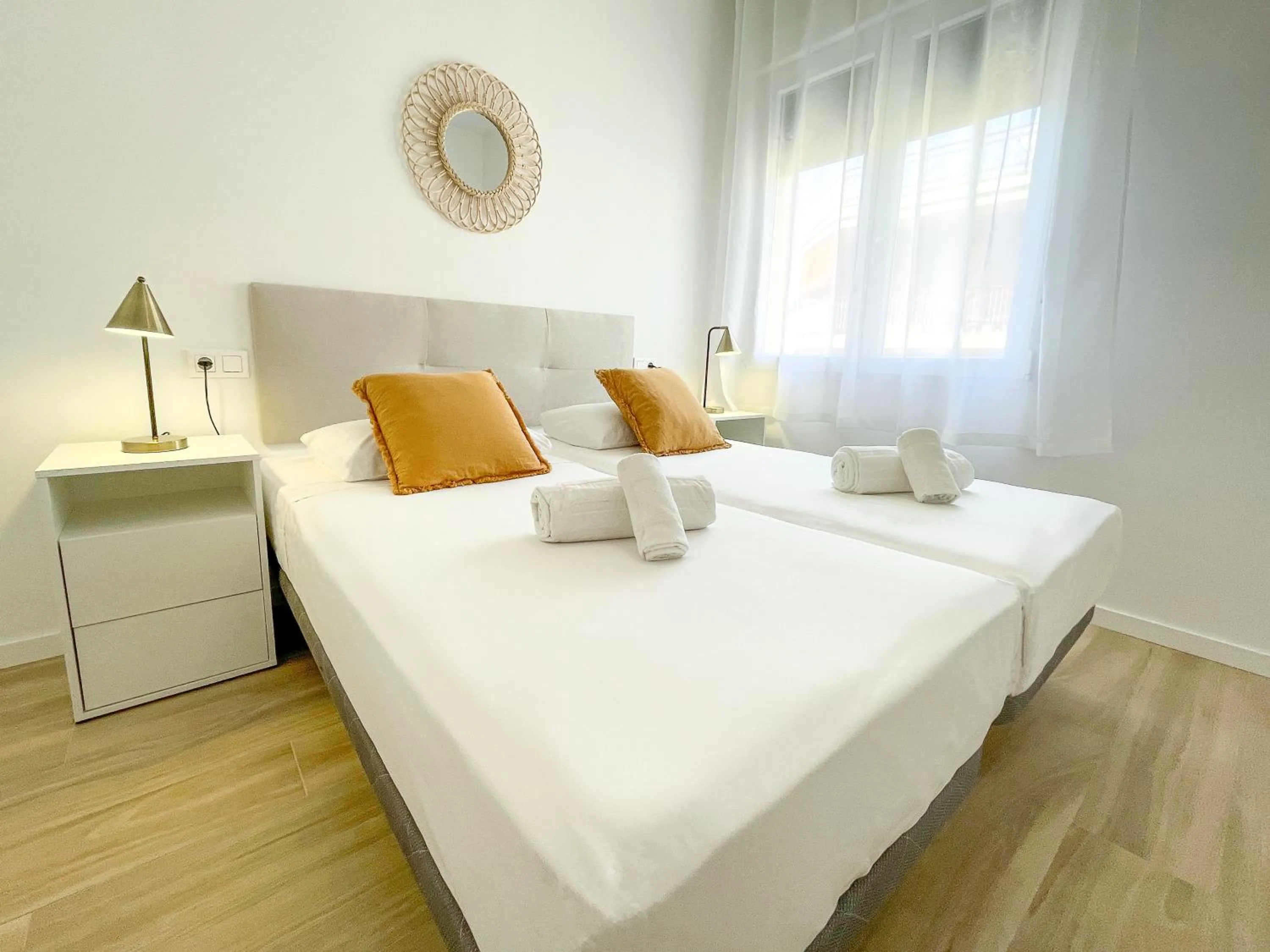 Bed in Apartamentos Zaragoza Gran Vía 3000