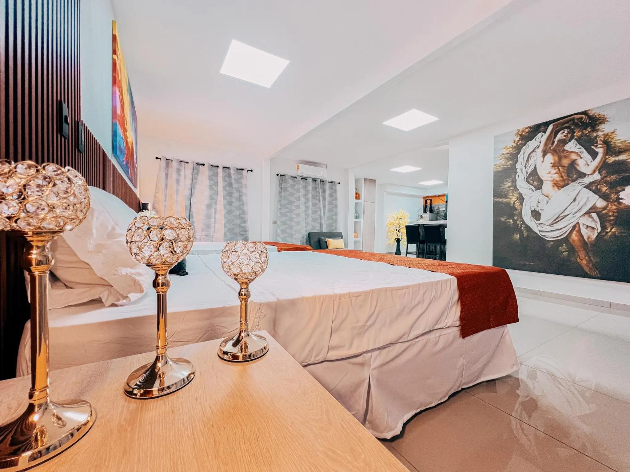 Bed in Hotel San Angelo