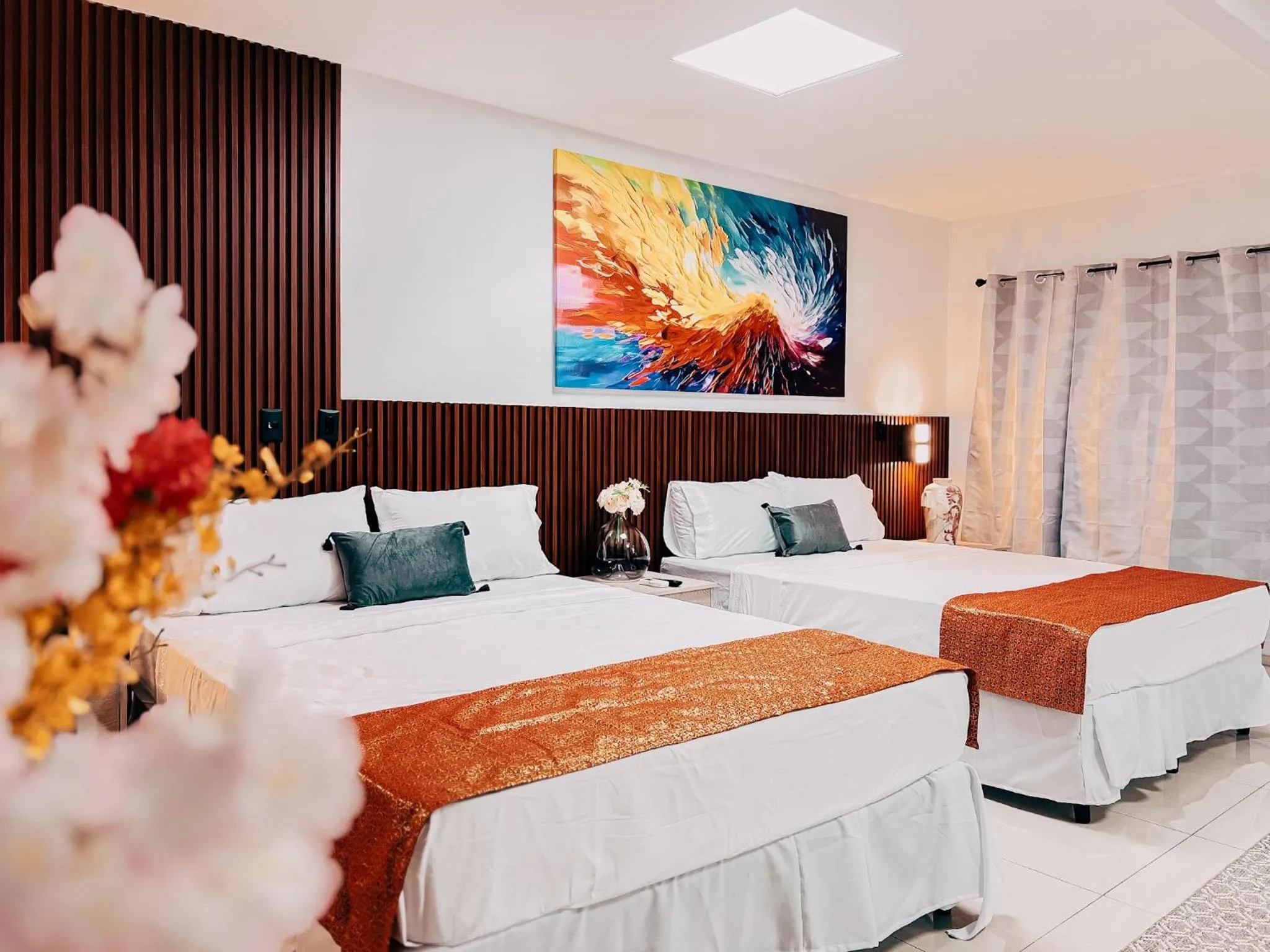 Bed in Hotel San Angelo