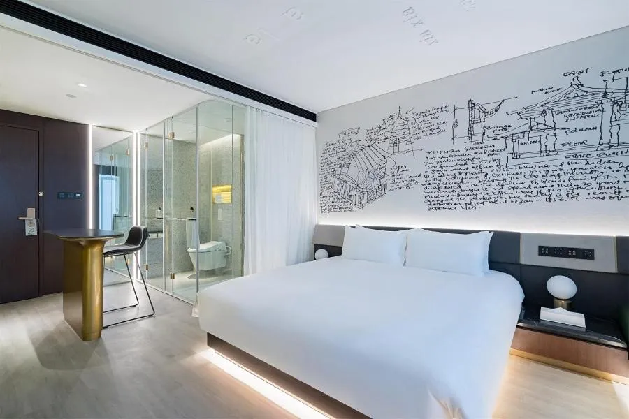 Bed in CitiGO Hotel Wujiaochang Shanghai