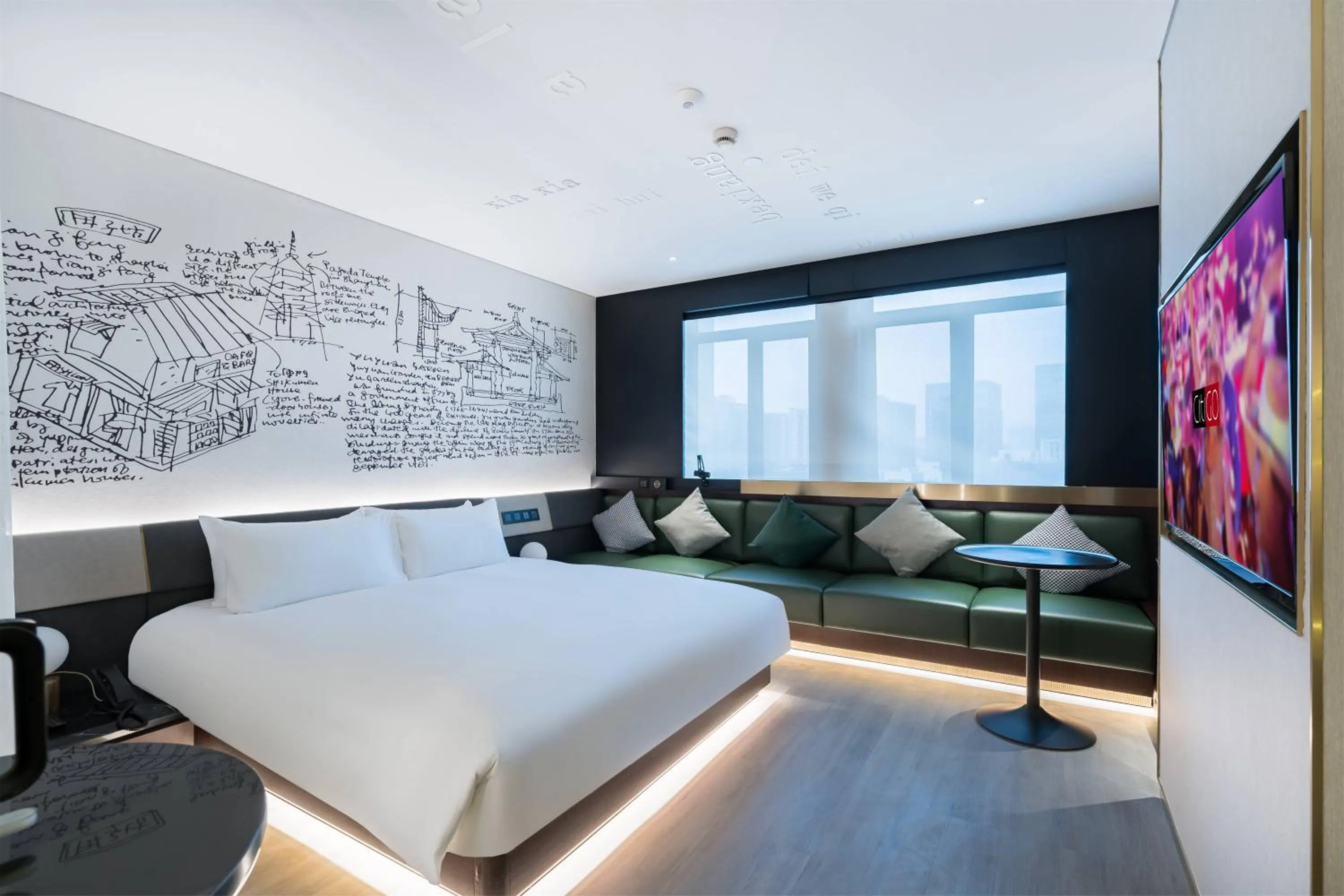 Bed in CitiGO Hotel Wujiaochang Shanghai