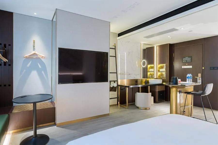 Seating area, Bed in CitiGO Hotel Wujiaochang Shanghai