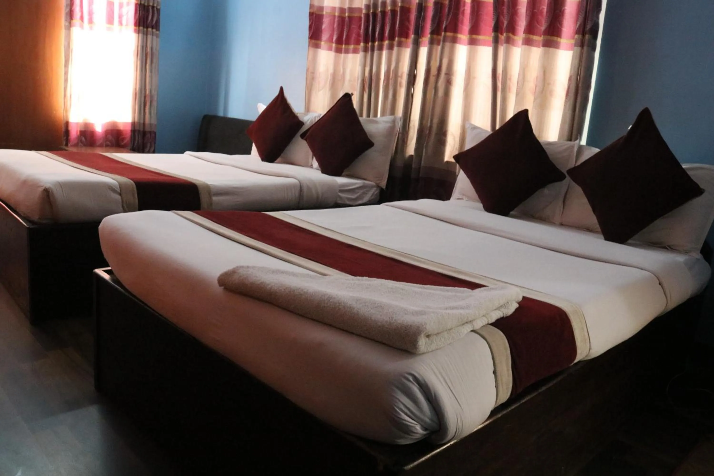 Bed in Hotel Pashupati Plaza
