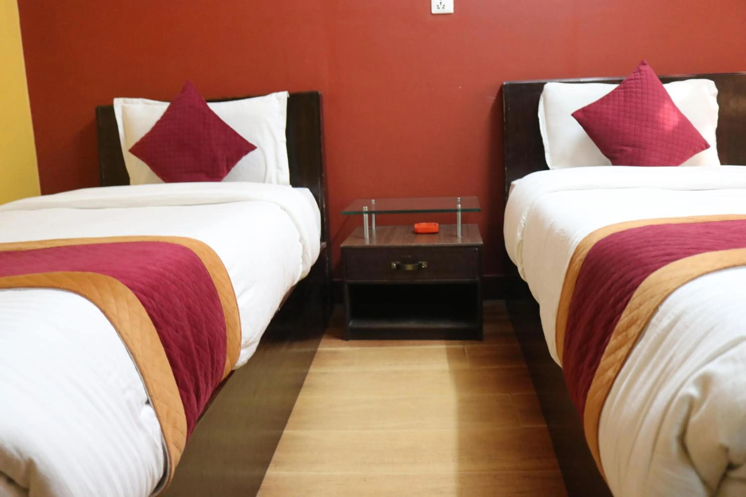 Bed in Hotel Pashupati Plaza
