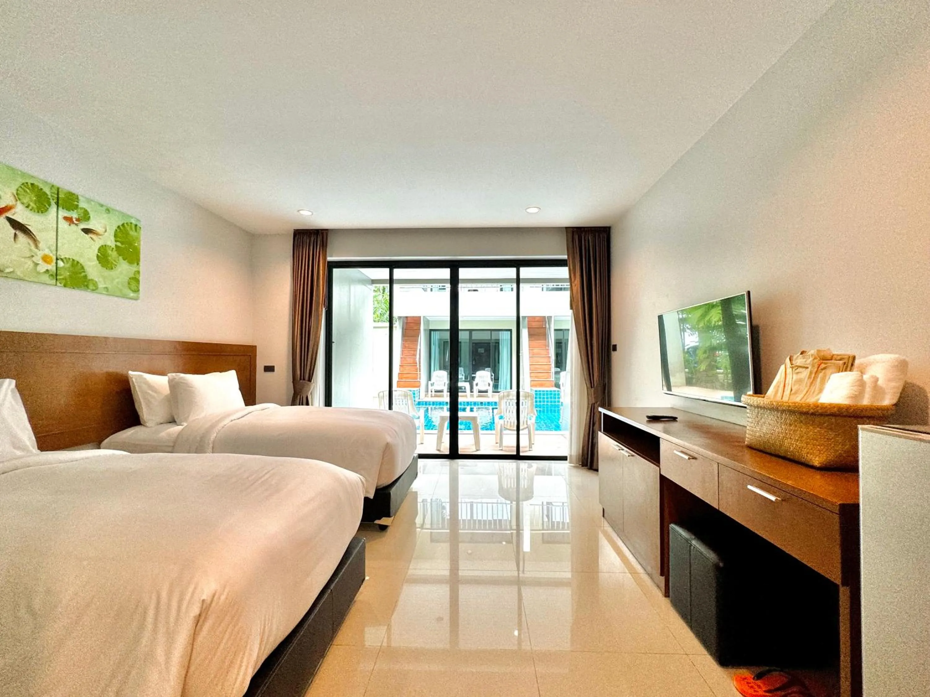 View (from property/room), Bed in XAYA Pool Access Resort - Phuket