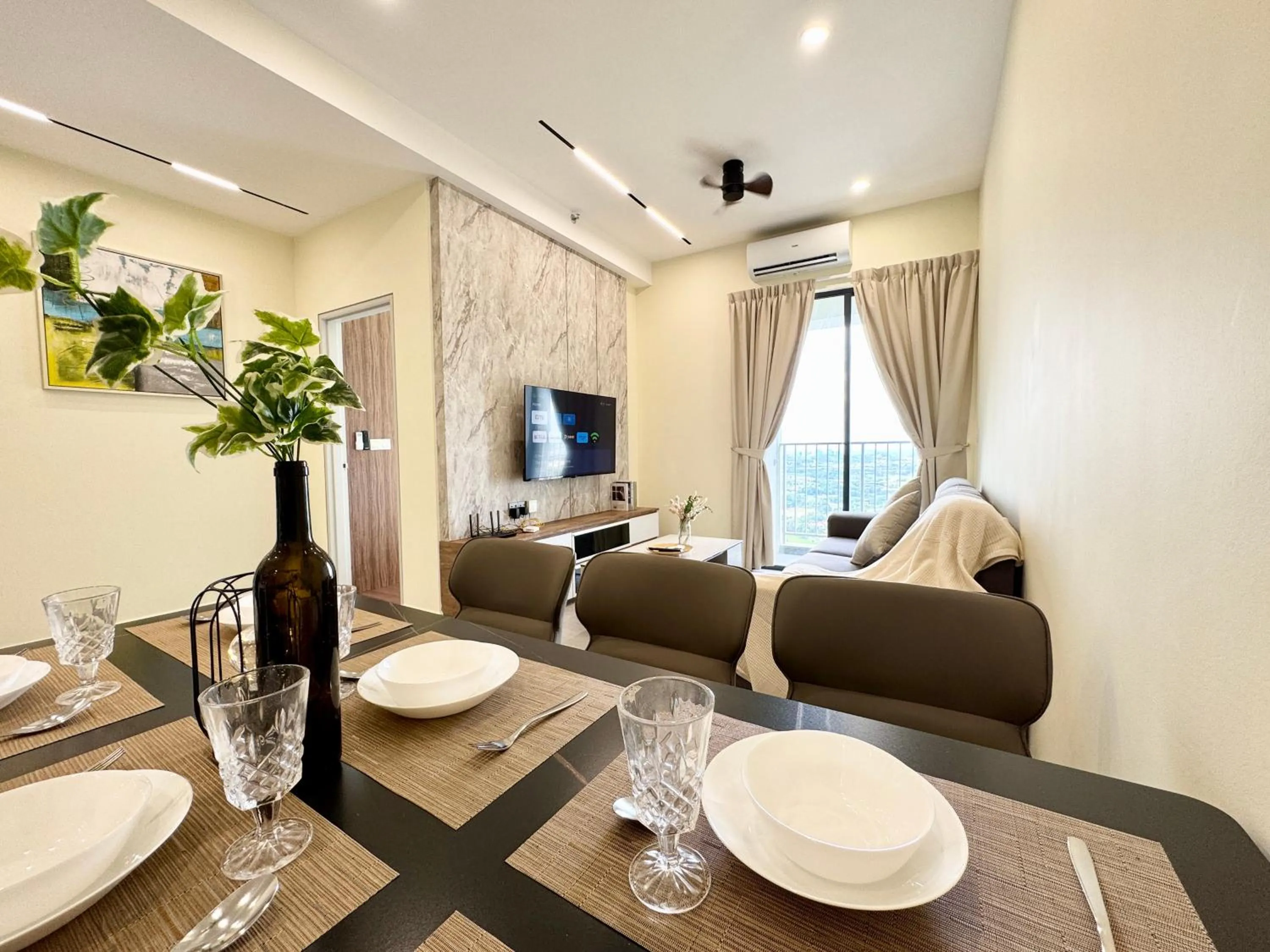 TV and multimedia in Sunsuria Forum SOHO & Residence Suites Setia Alam by MOKA