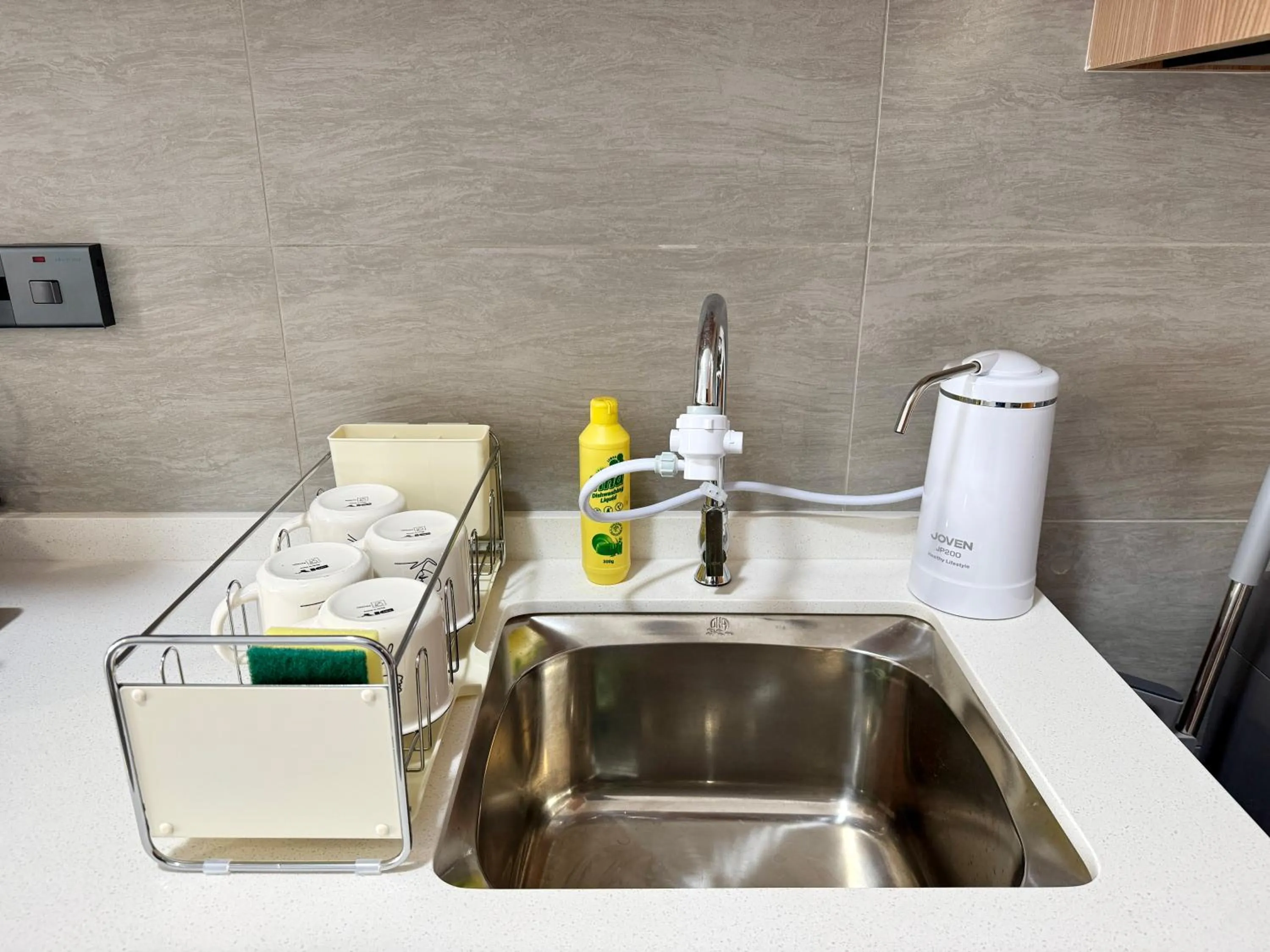 Kitchen or kitchenette in Sunsuria Forum SOHO & Residence Suites Setia Alam by MOKA