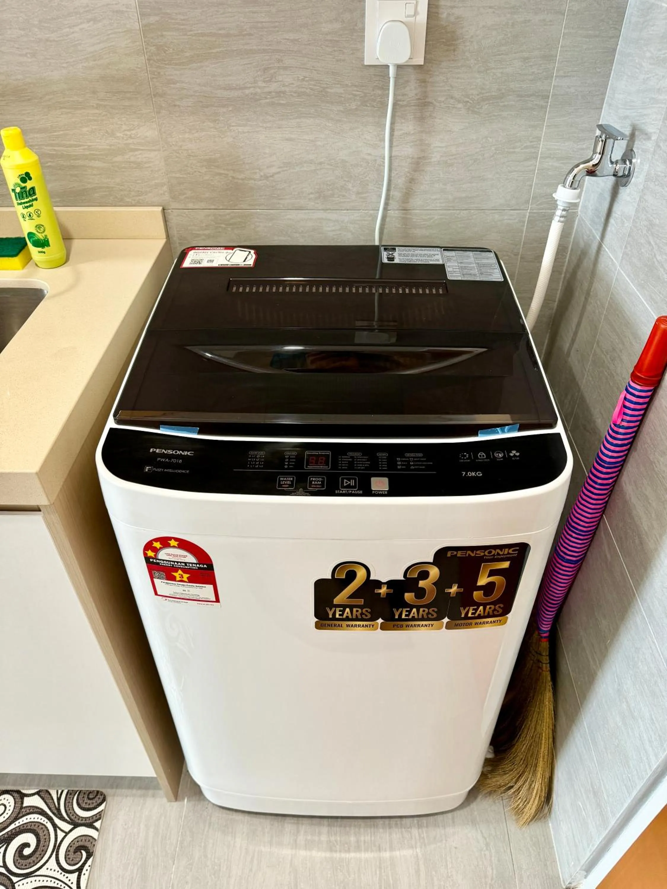 washing machine in Sunsuria Forum SOHO & Residence Suites Setia Alam by MOKA