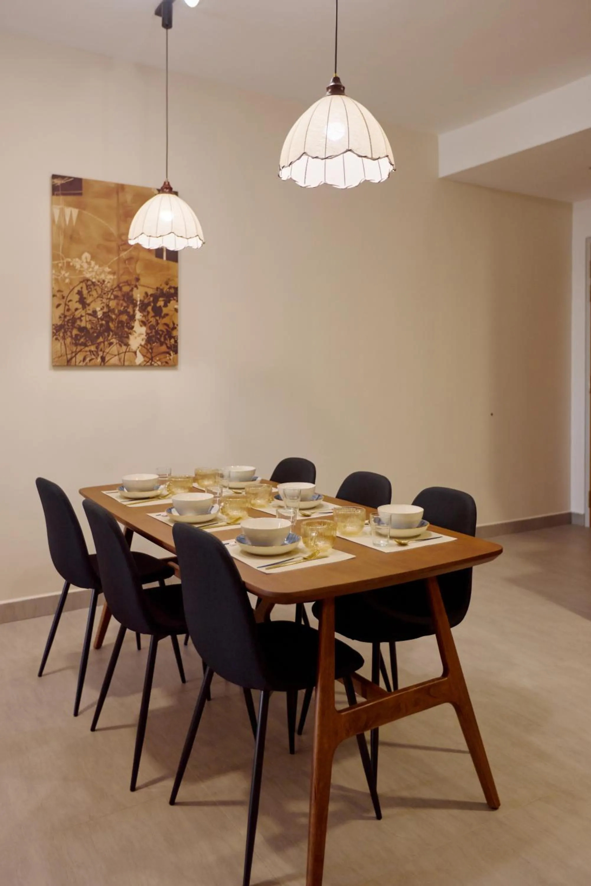 Dining area in Sunsuria Forum SOHO & Residence Suites Setia Alam by MOKA