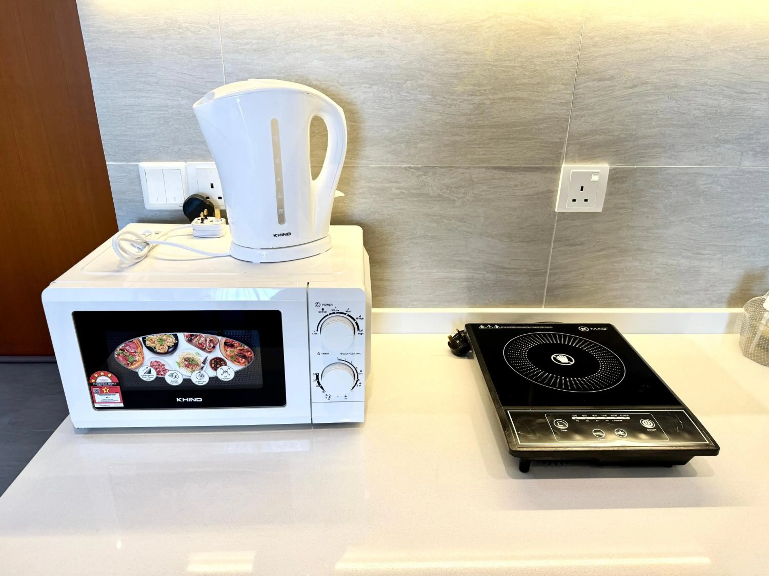 microwave in Sunsuria Forum SOHO & Residence Suites Setia Alam by MOKA