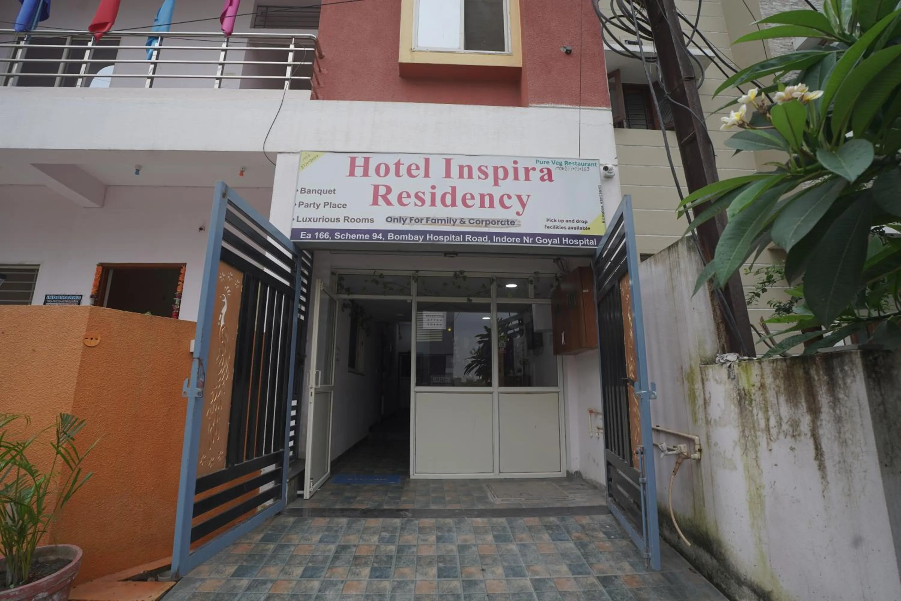 Facade/entrance in Hotel Inspira Residency- Near Bombay Hospital