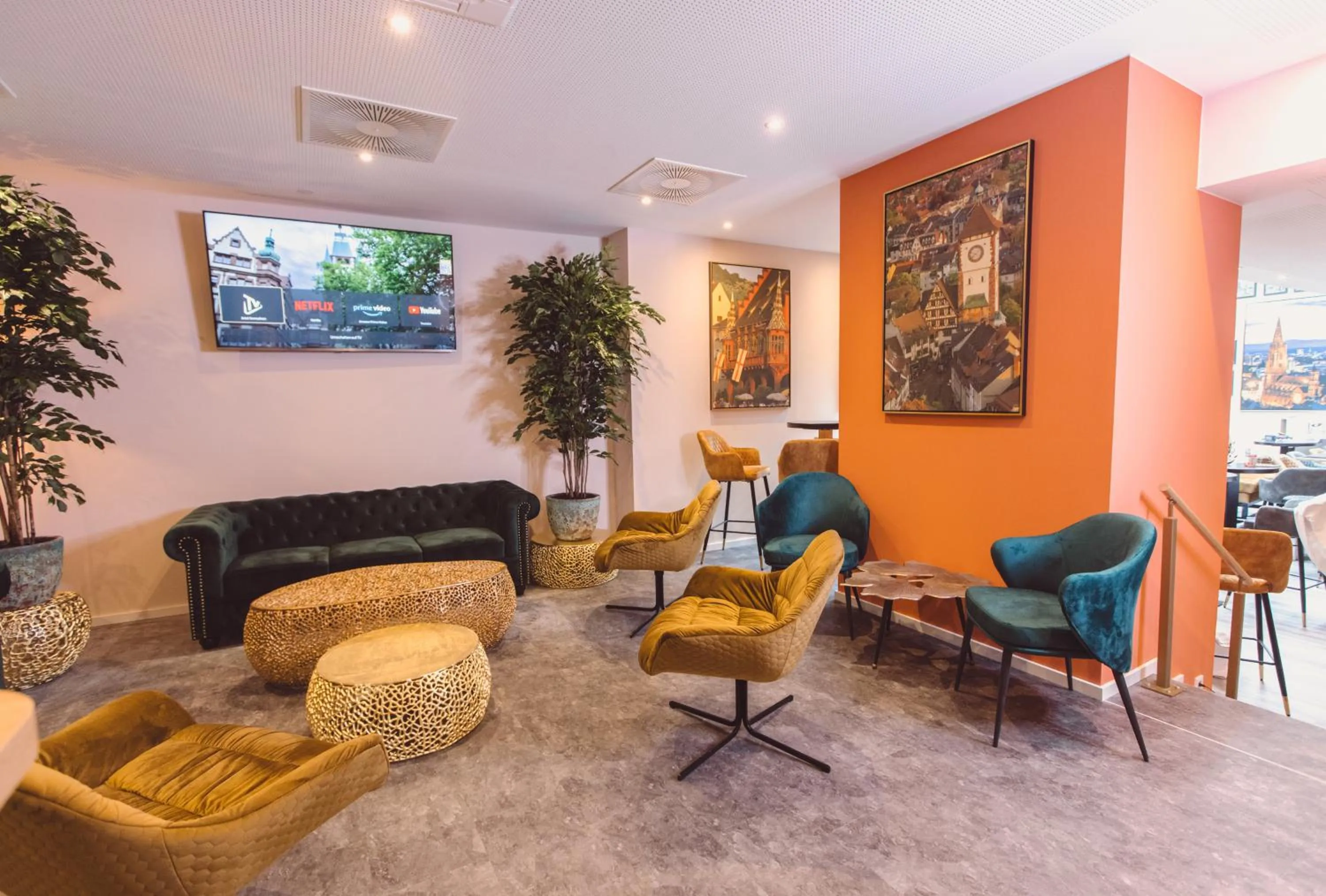 Lobby or reception in Hotel am Rathaus