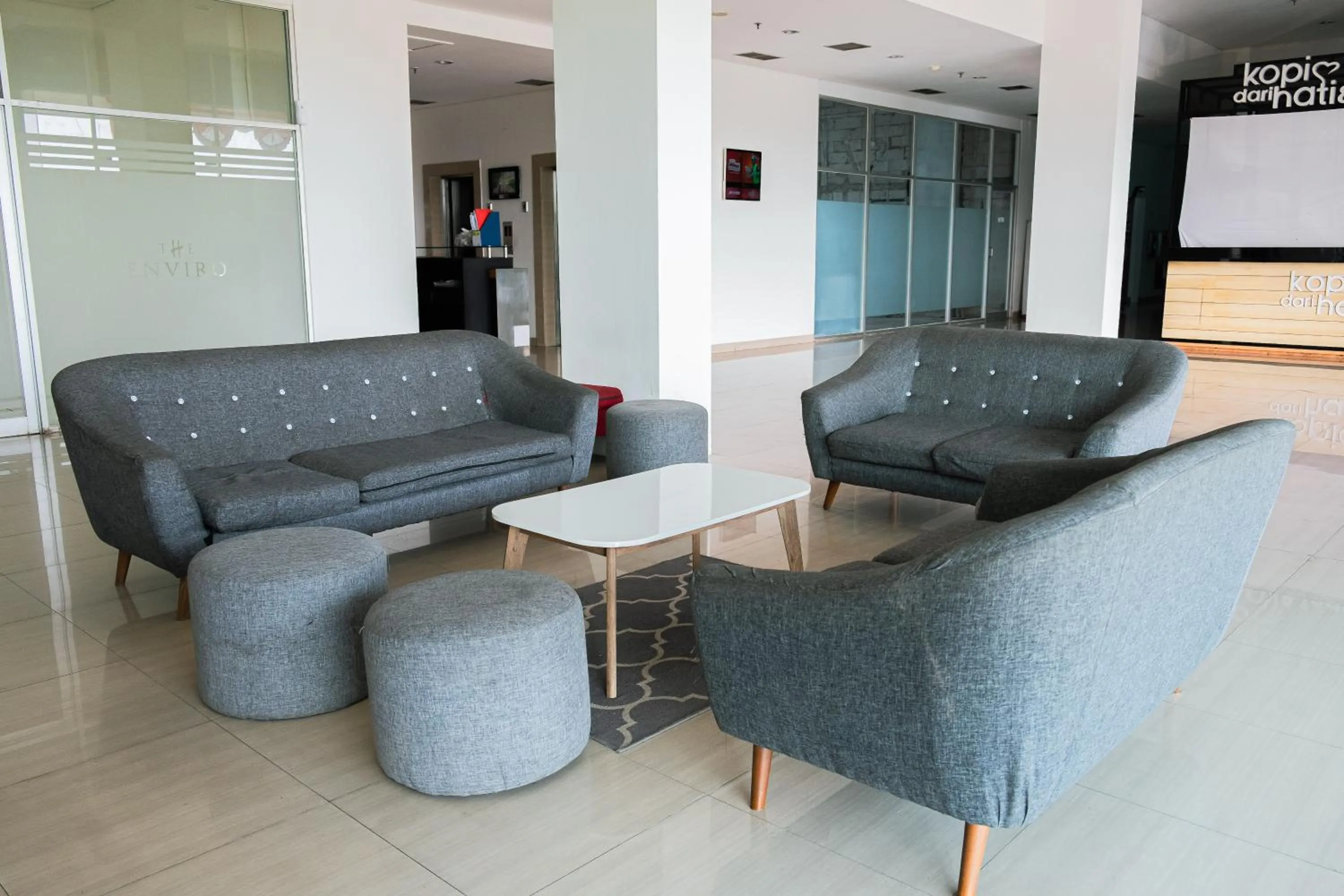 Seating area in Nusantara Enviro By Reccoma