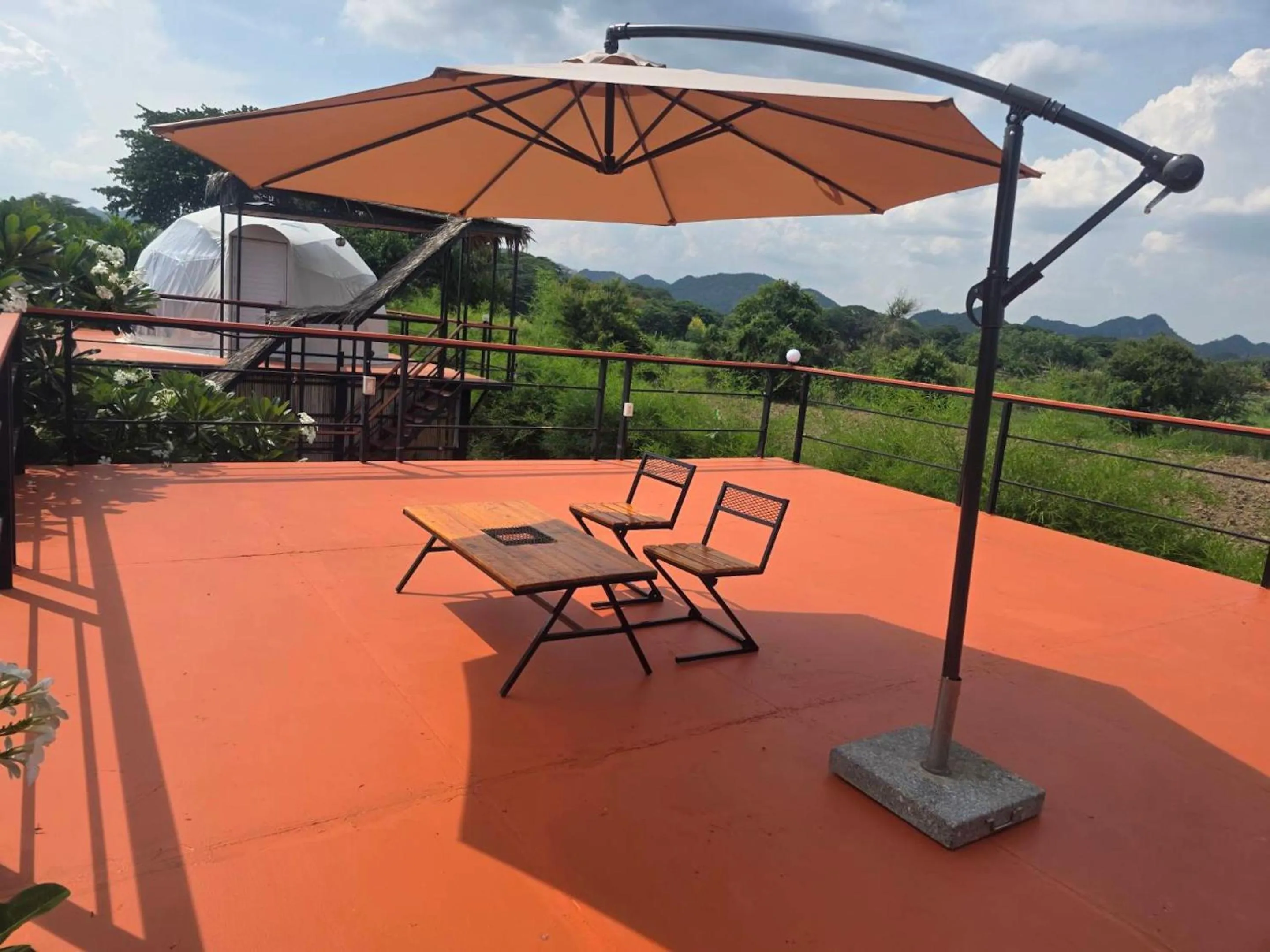 Balcony/Terrace in The Campster Kanchanaburi