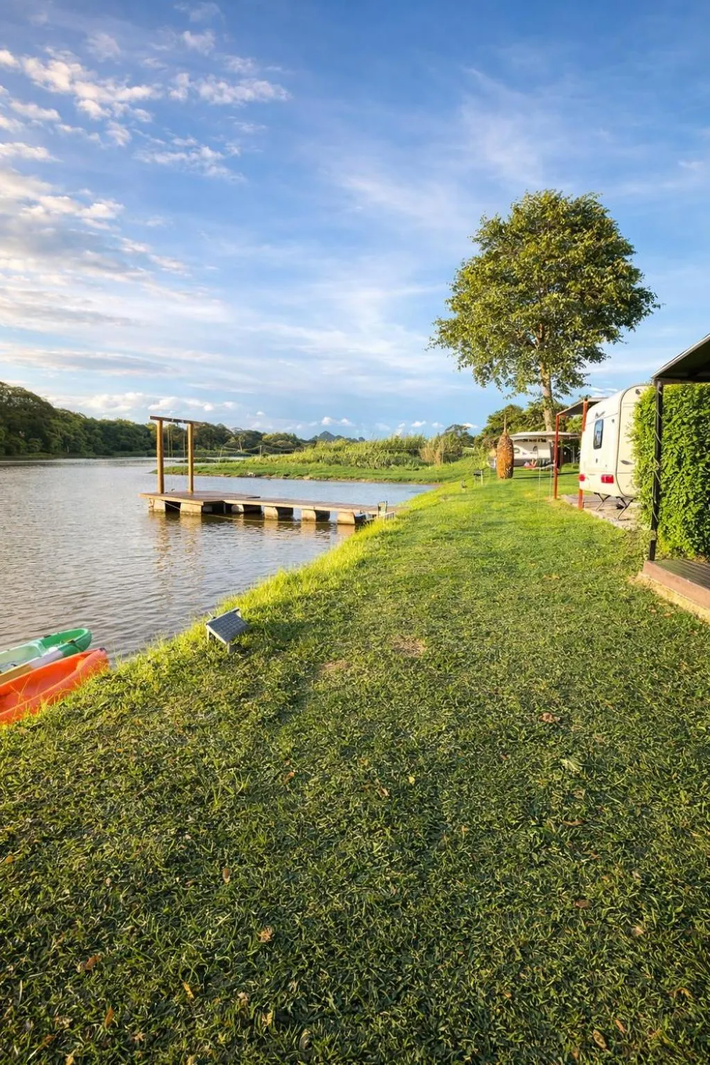 River view in The Campster Kanchanaburi