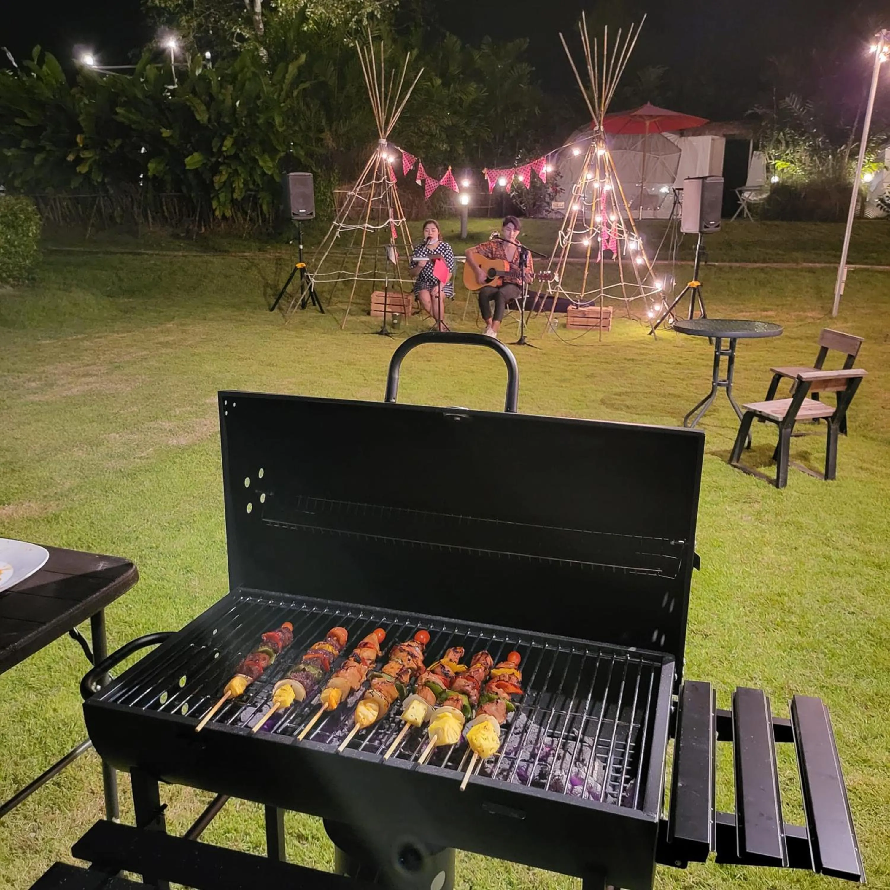 BBQ facilities in The Campster Kanchanaburi