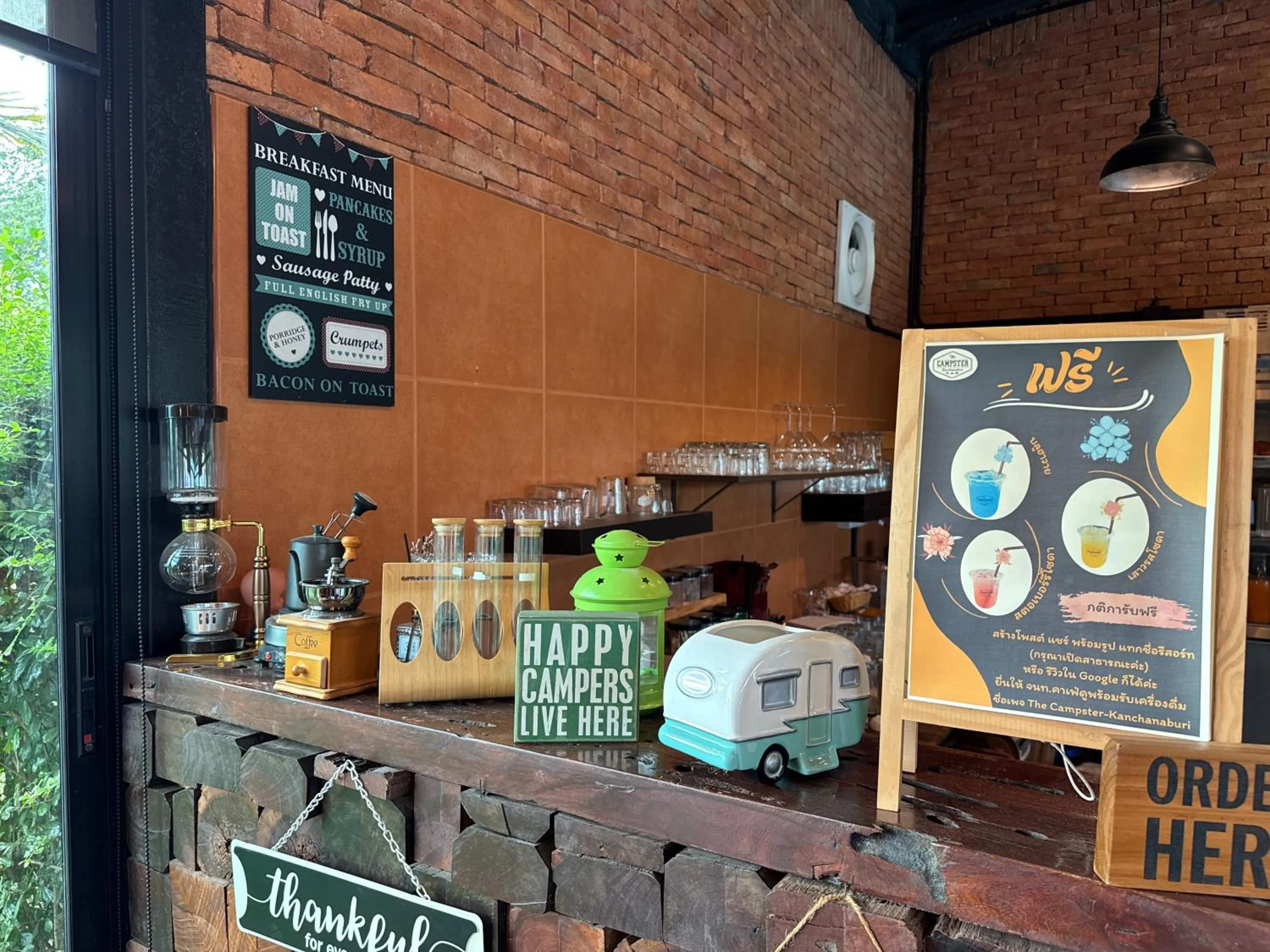 Restaurant/places to eat in The Campster Kanchanaburi