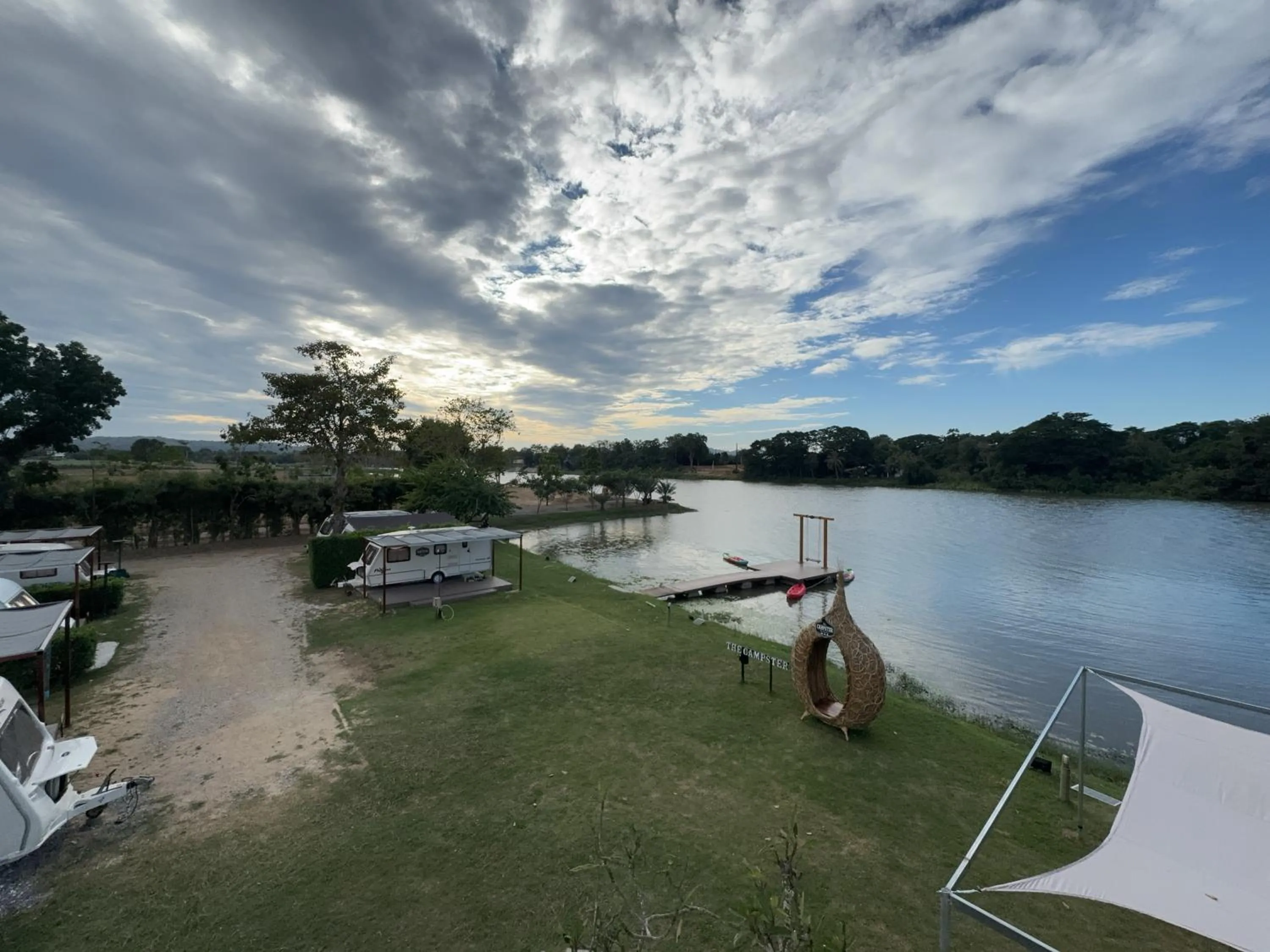 Natural landscape in The Campster Kanchanaburi