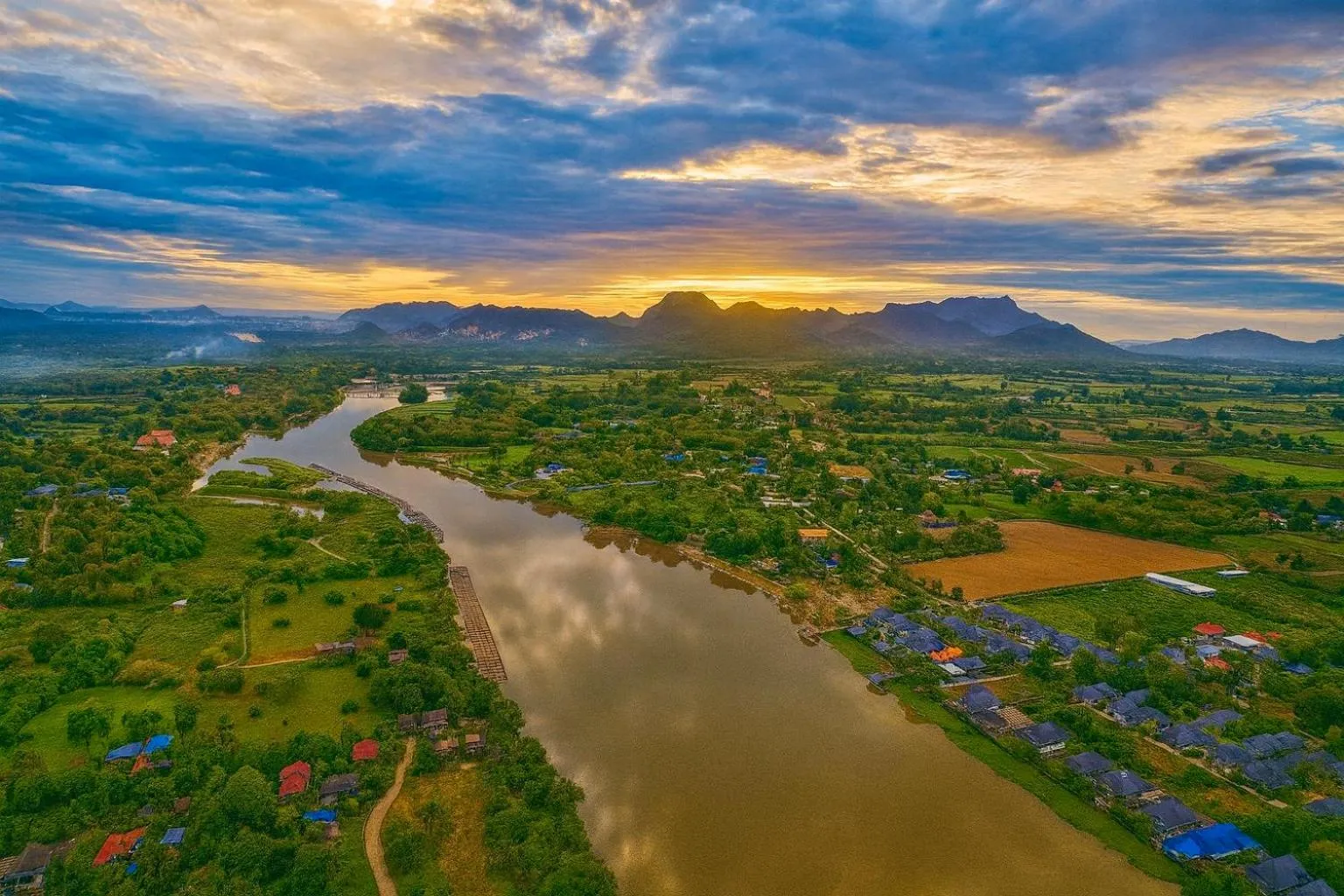 River view in The Campster Kanchanaburi
