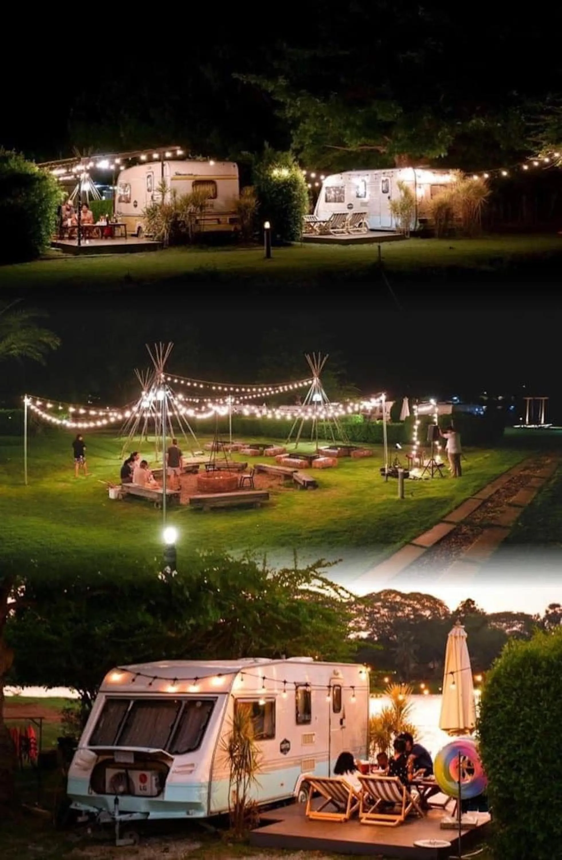 Night in The Campster Kanchanaburi