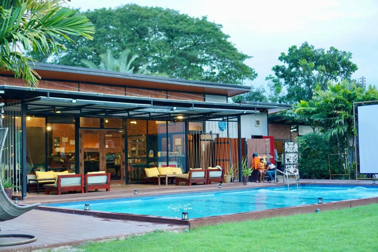 Swimming pool in The Campster Kanchanaburi