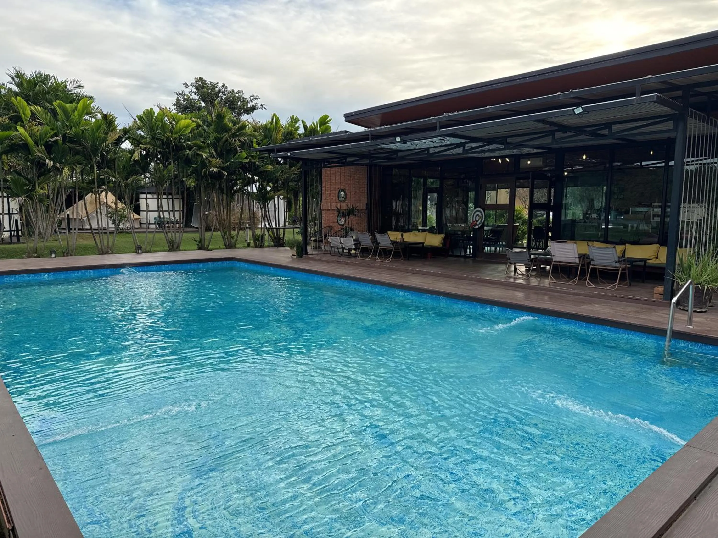 Swimming pool in The Campster Kanchanaburi