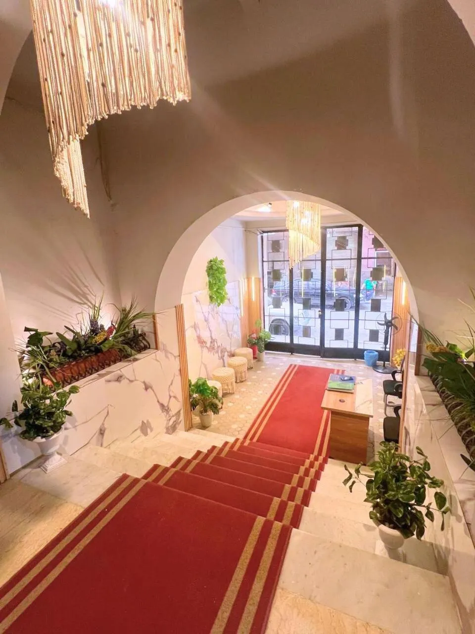 Facade/entrance, Bed in Zamalek House Hotel