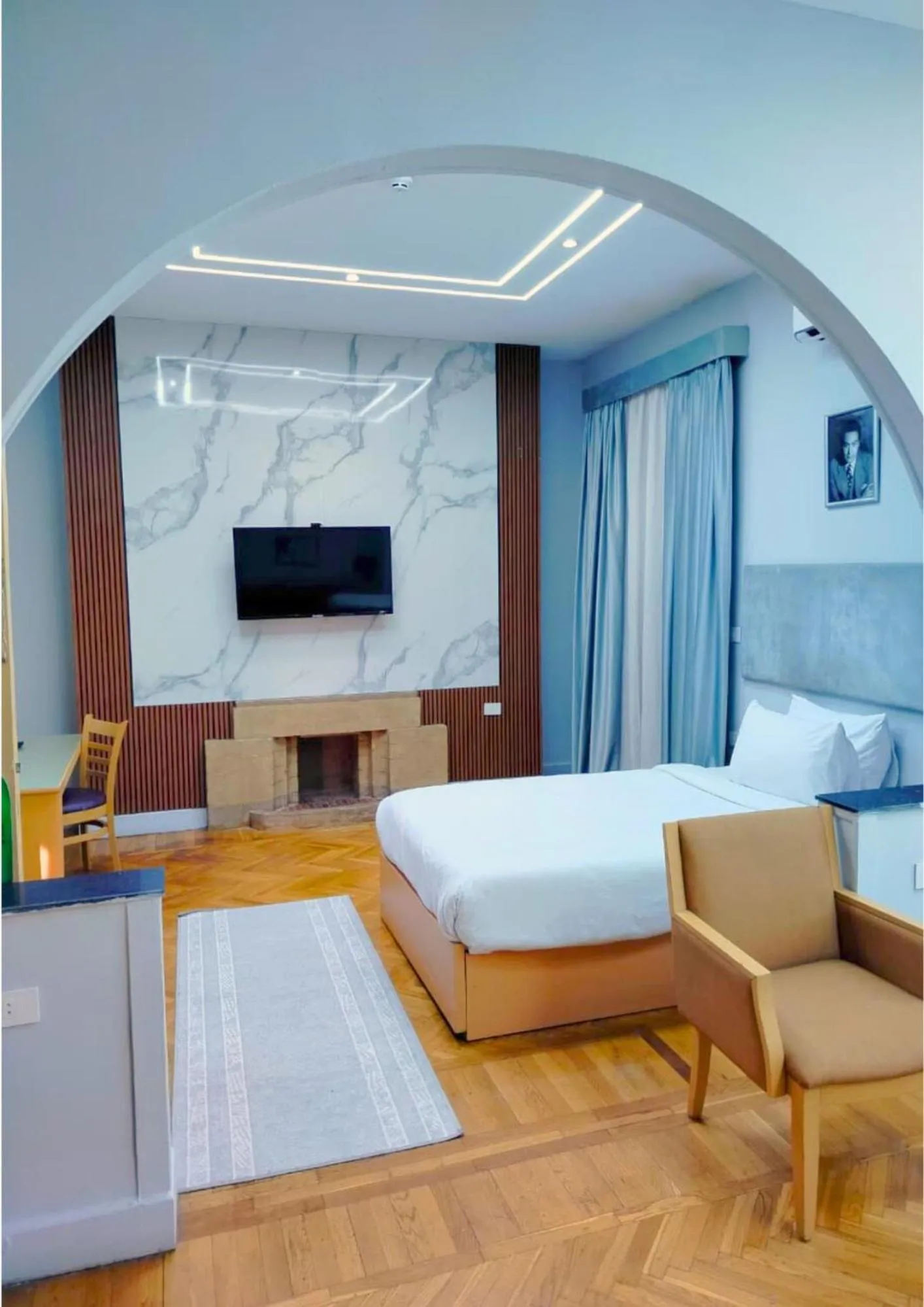 Bed in Zamalek House Hotel