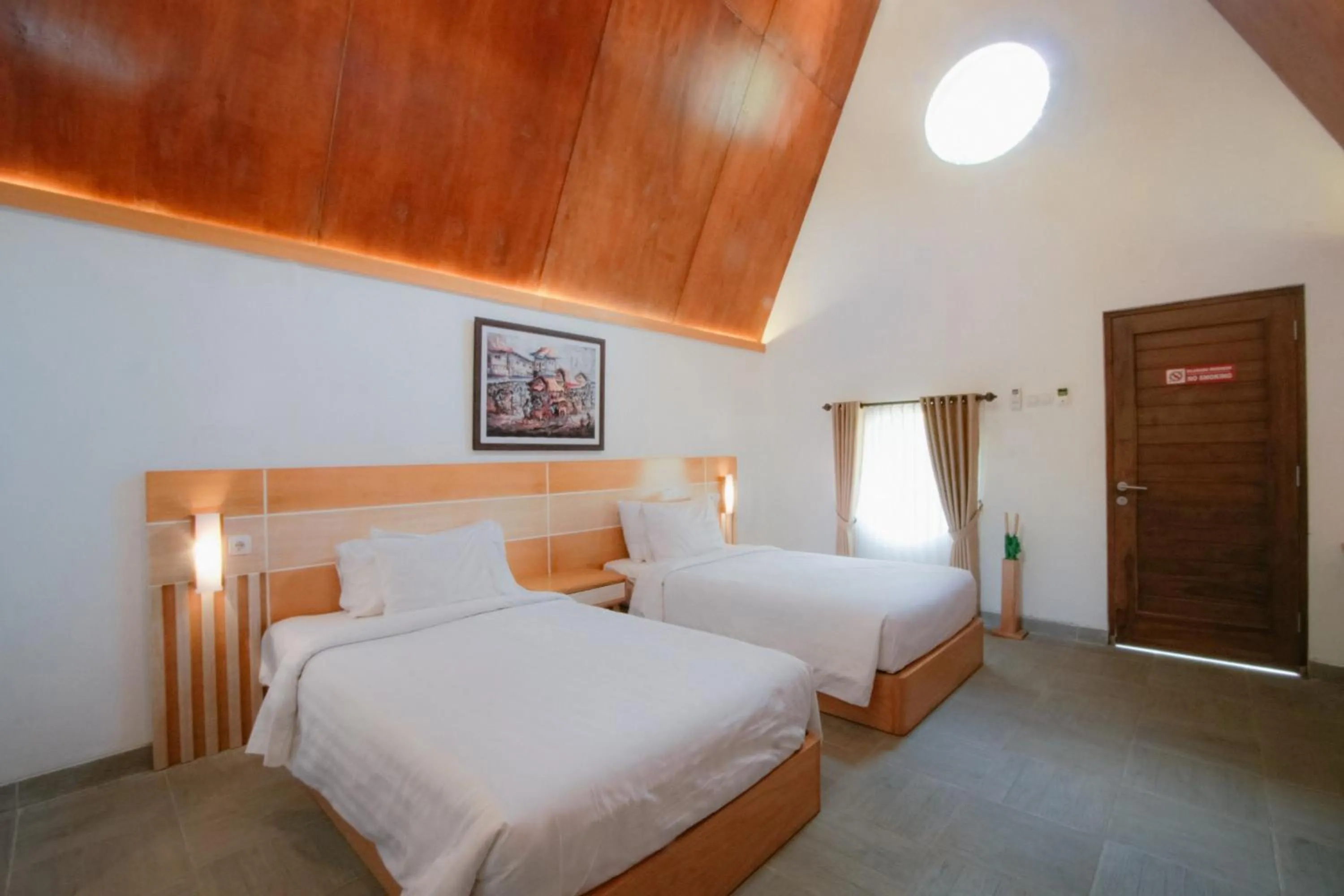 Bedroom, Bed in Asram Edupark