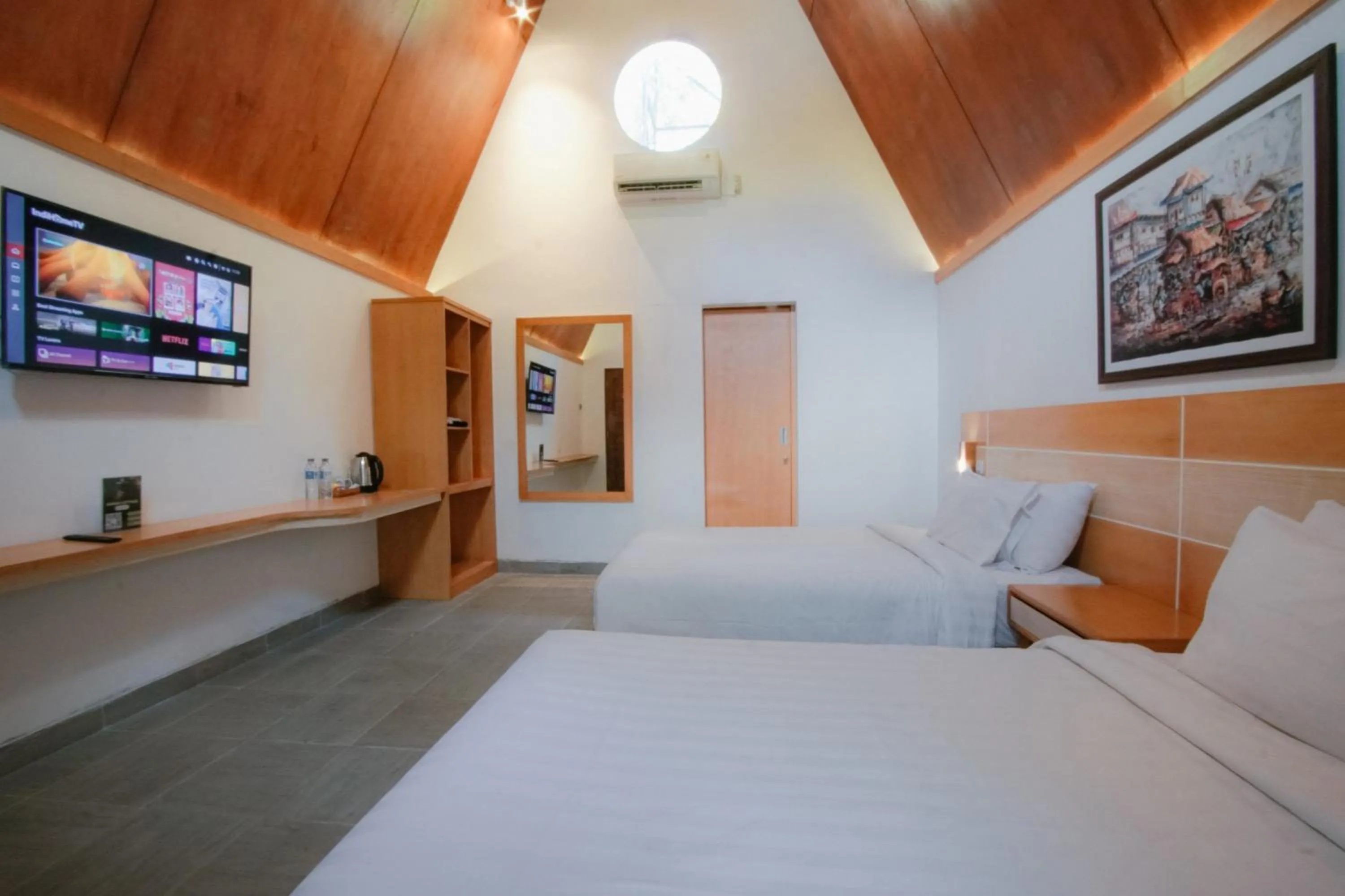 Bedroom, Bed in Asram Edupark