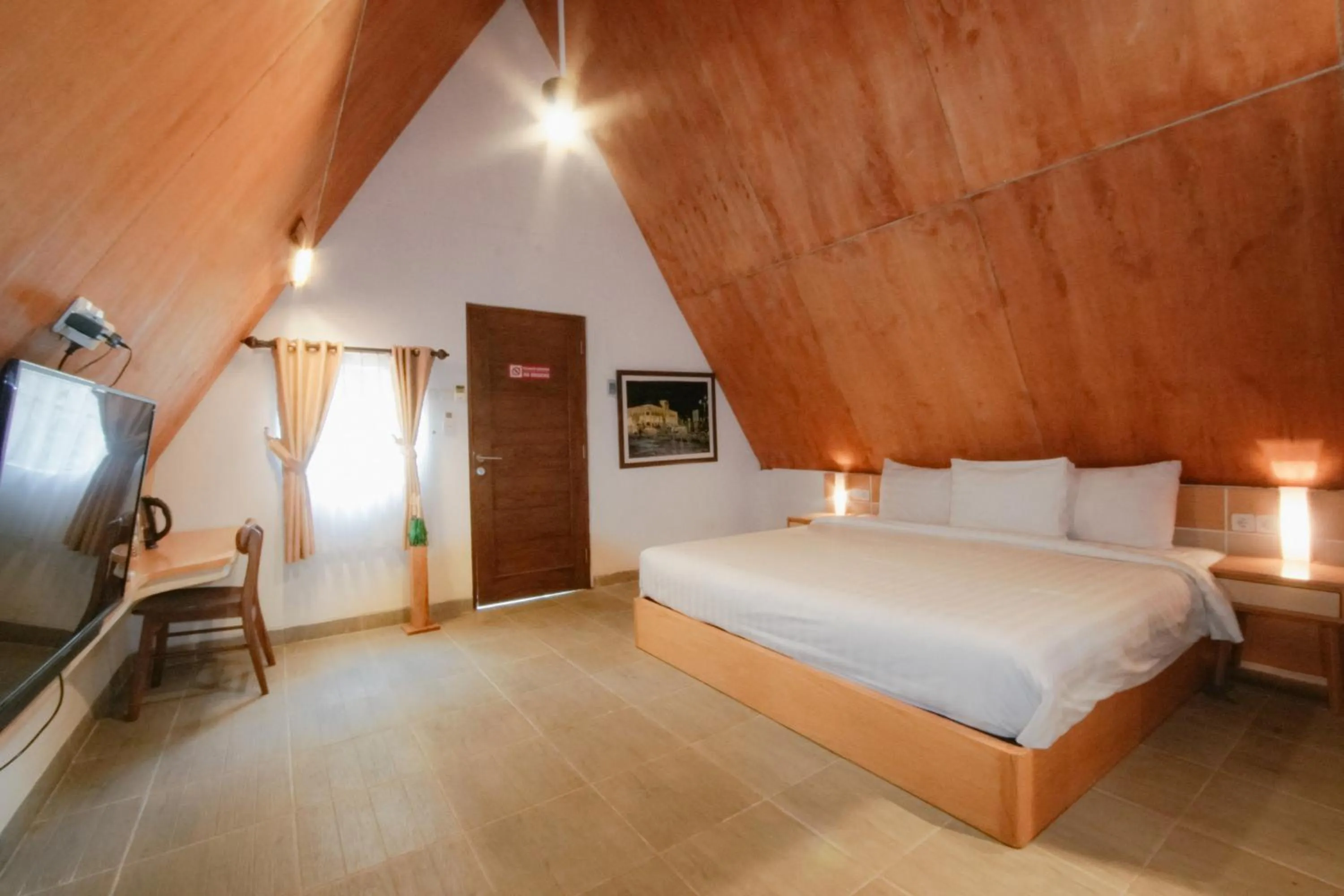 Bedroom, Bed in Asram Edupark