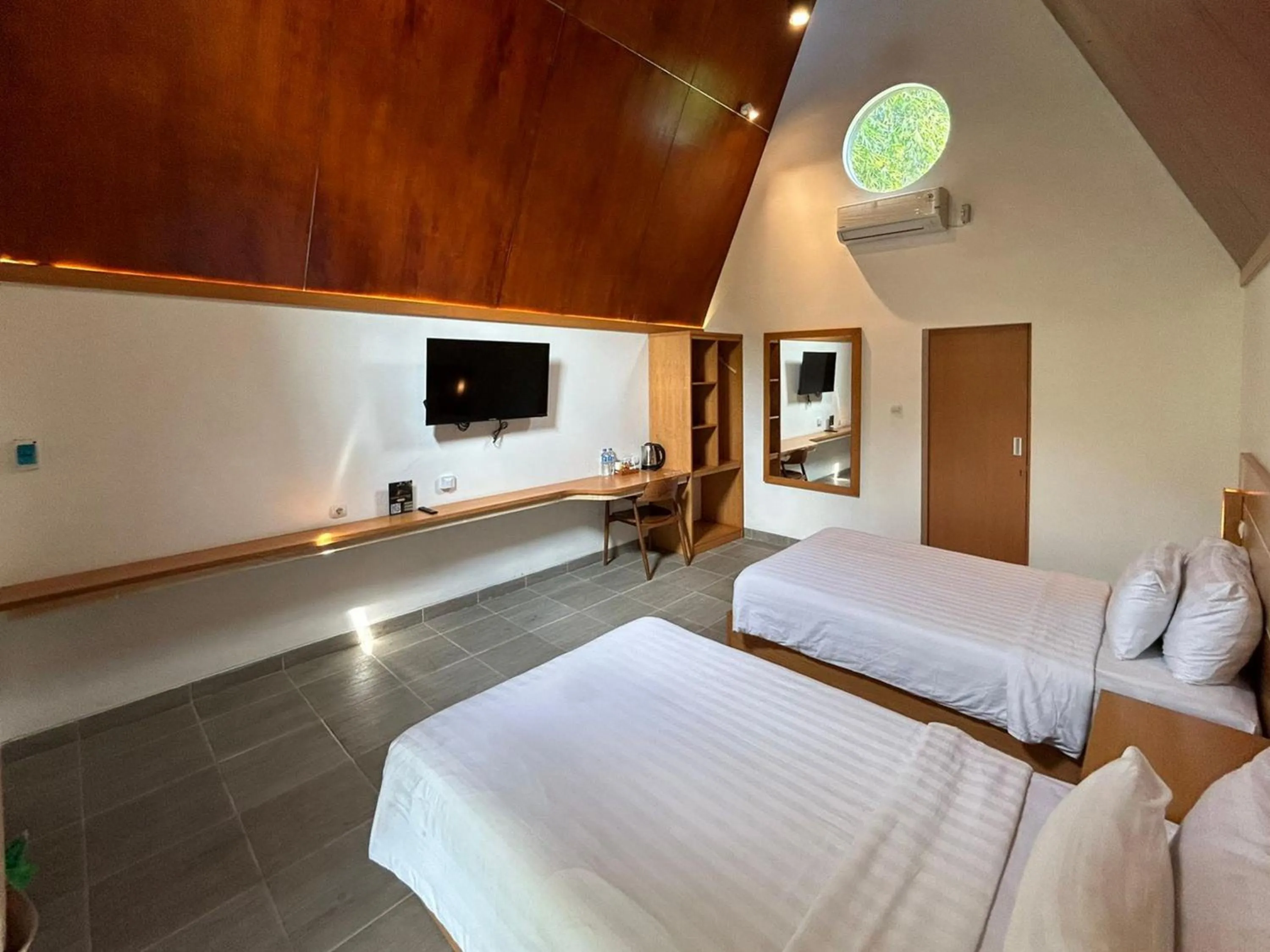 Bedroom, Bed in Asram Edupark