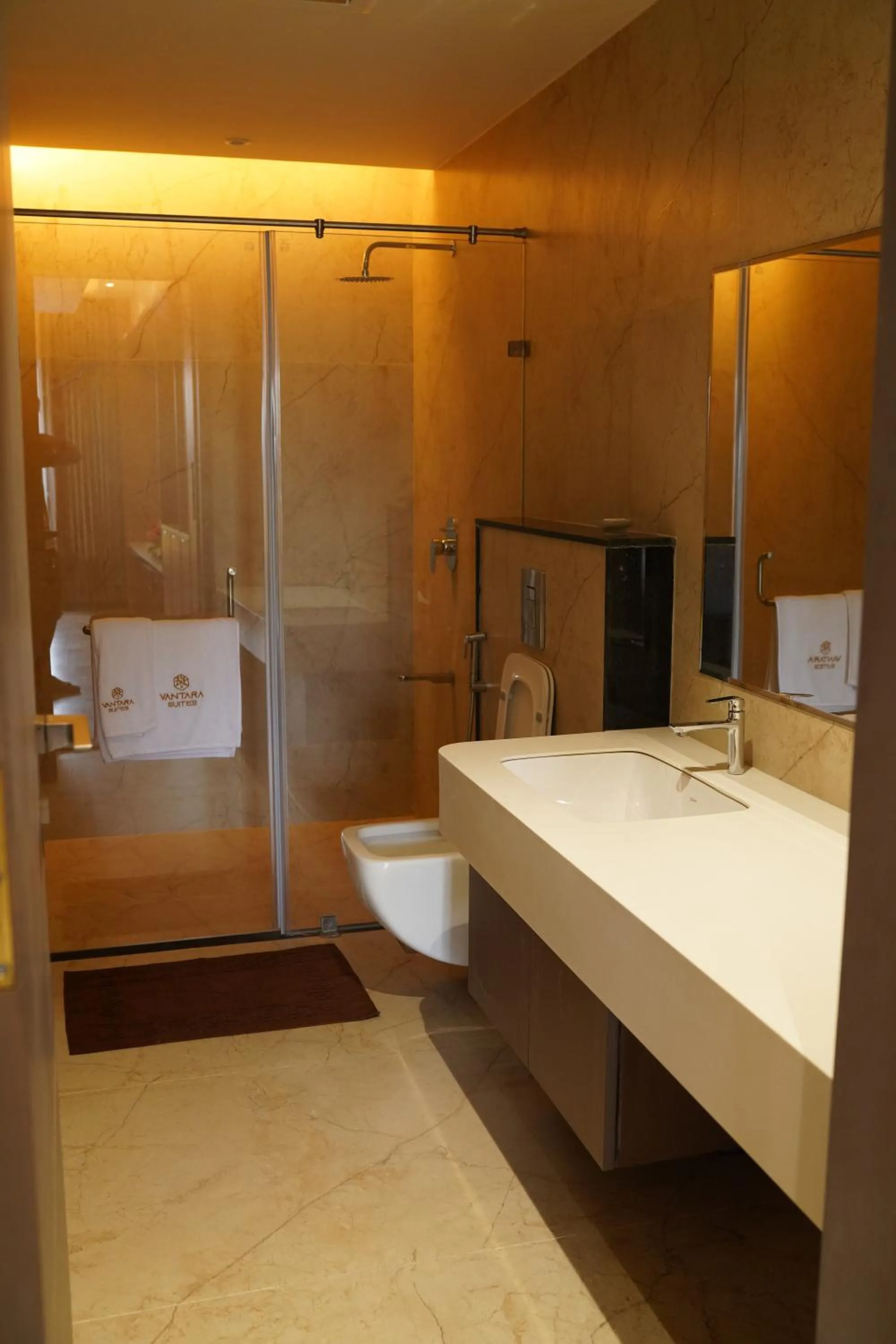 Shower in VANTARA SUITEs