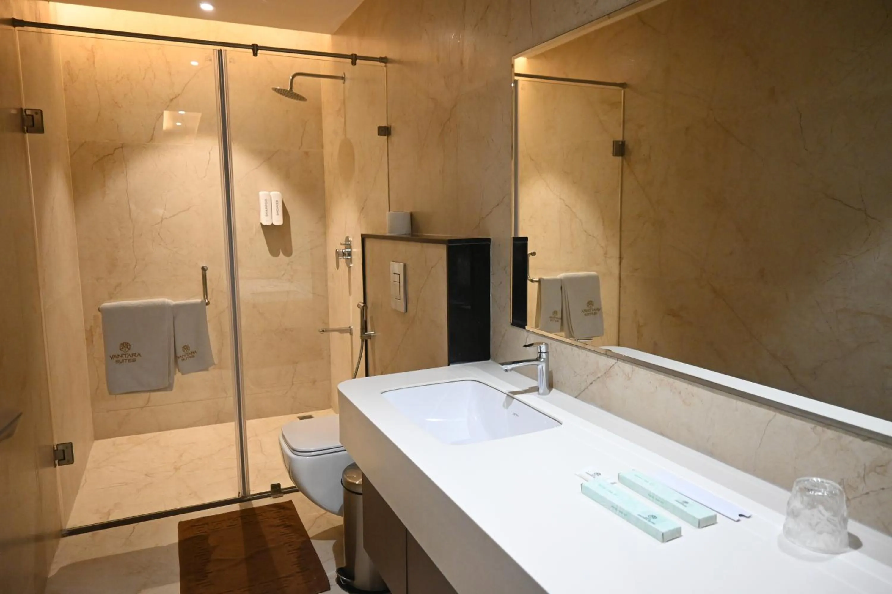 Bathroom in VANTARA SUITEs